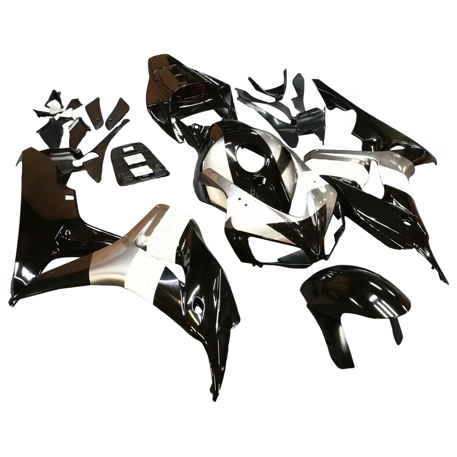 Amotopart 2006-2007 Honda CBR1000RR Nero&GKit di carenatura Rey