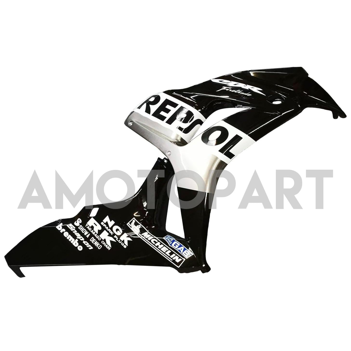 Amotopart 2006-2007 Honda CBR1000RR Black&Grey Repjol Fairing Kit