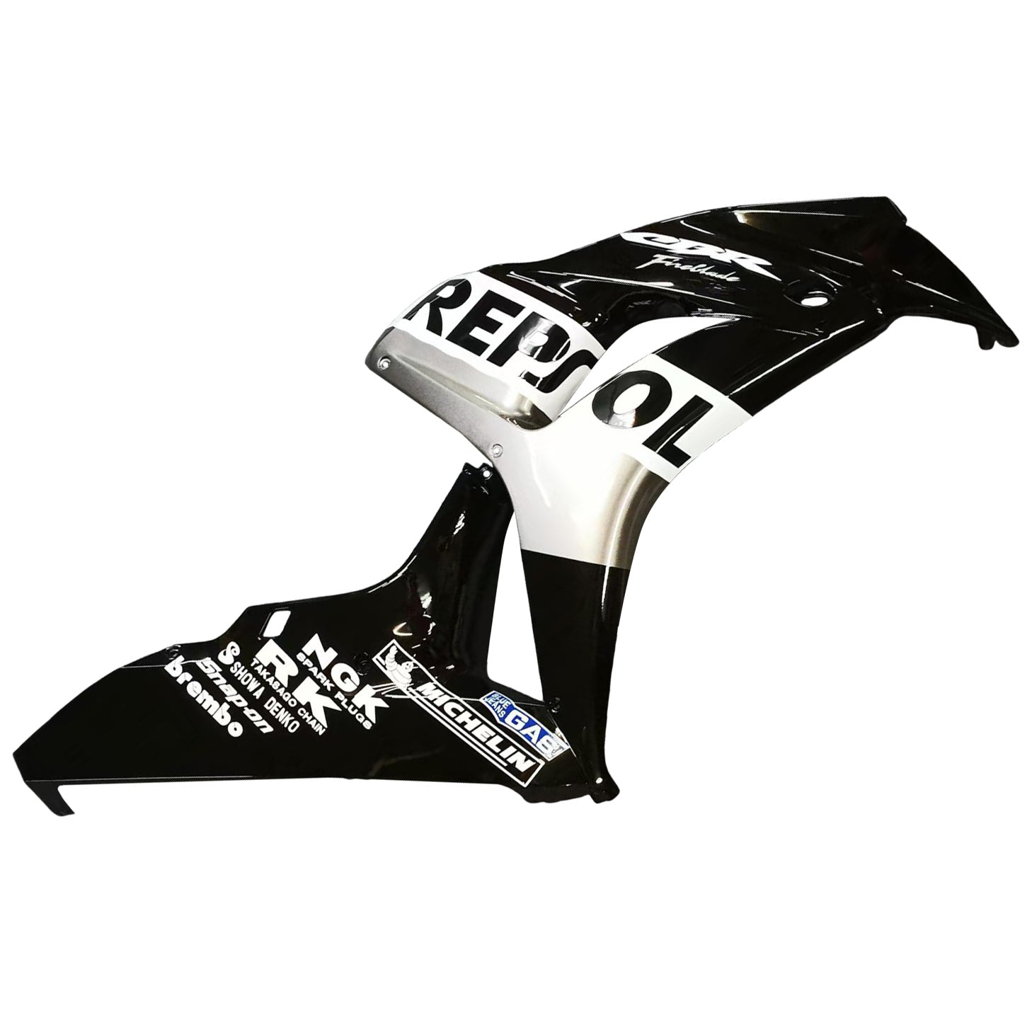 Amotopart Honda CBR1000RR 2006-2007 Noir&Kit carénage Repjol gris