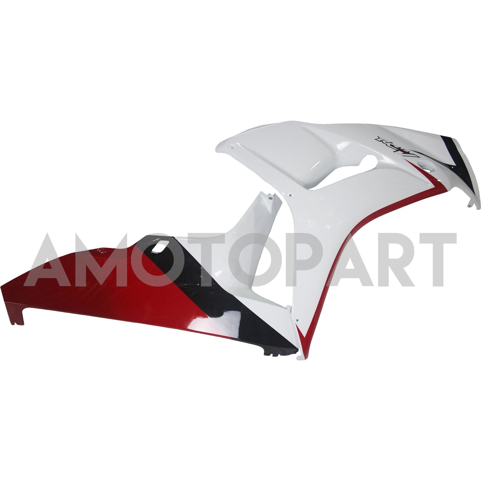 Amotopart 2006-2007 ホンダ CBR1000RR ホワイト & レッド Styl3 フェアリングキット