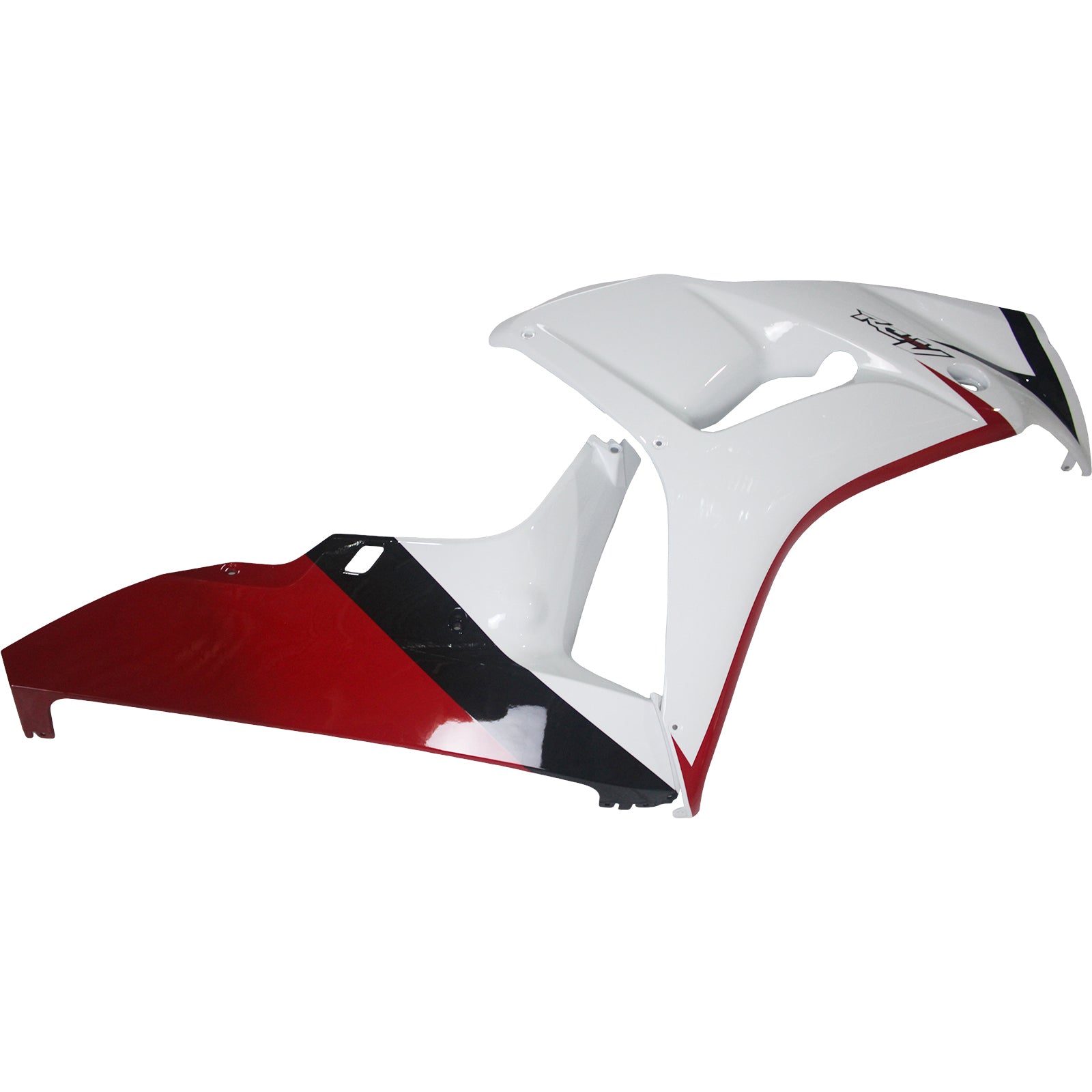 Amotopart 2006-2007 Kit carena Honda CBR1000RR Styl3 bianco e rosso