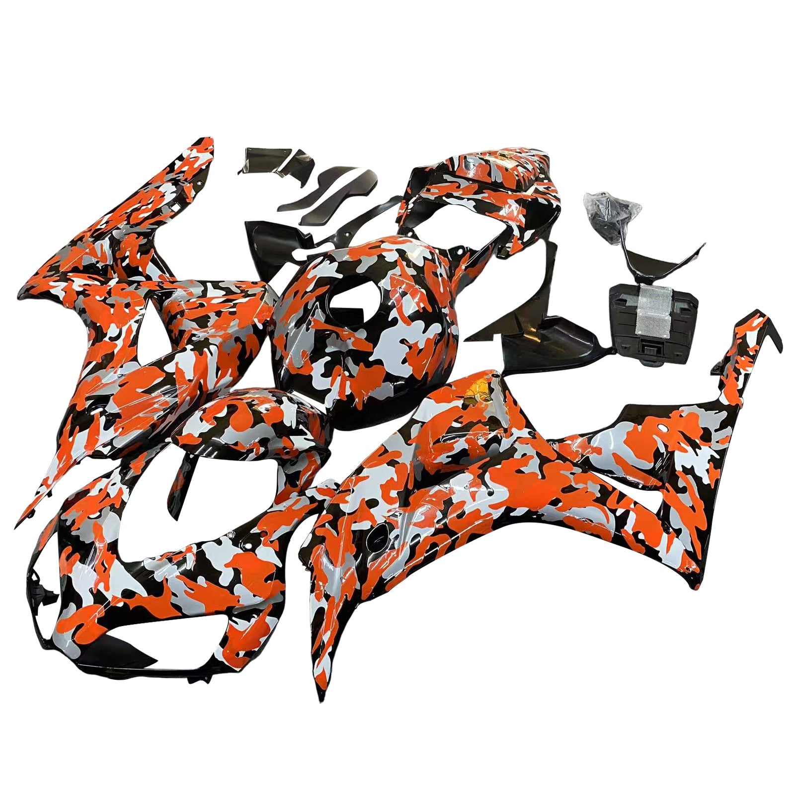 Amotopart 2006-2007 Honda CBR1000RR czerwony kamuflaż zestaw owiewki