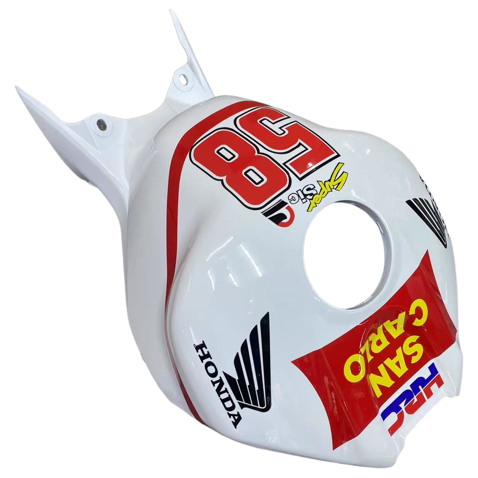 Amotopart 2006–2007 Honda CBR1000RR Weiß&Rotes Style4-Verkleidungskit