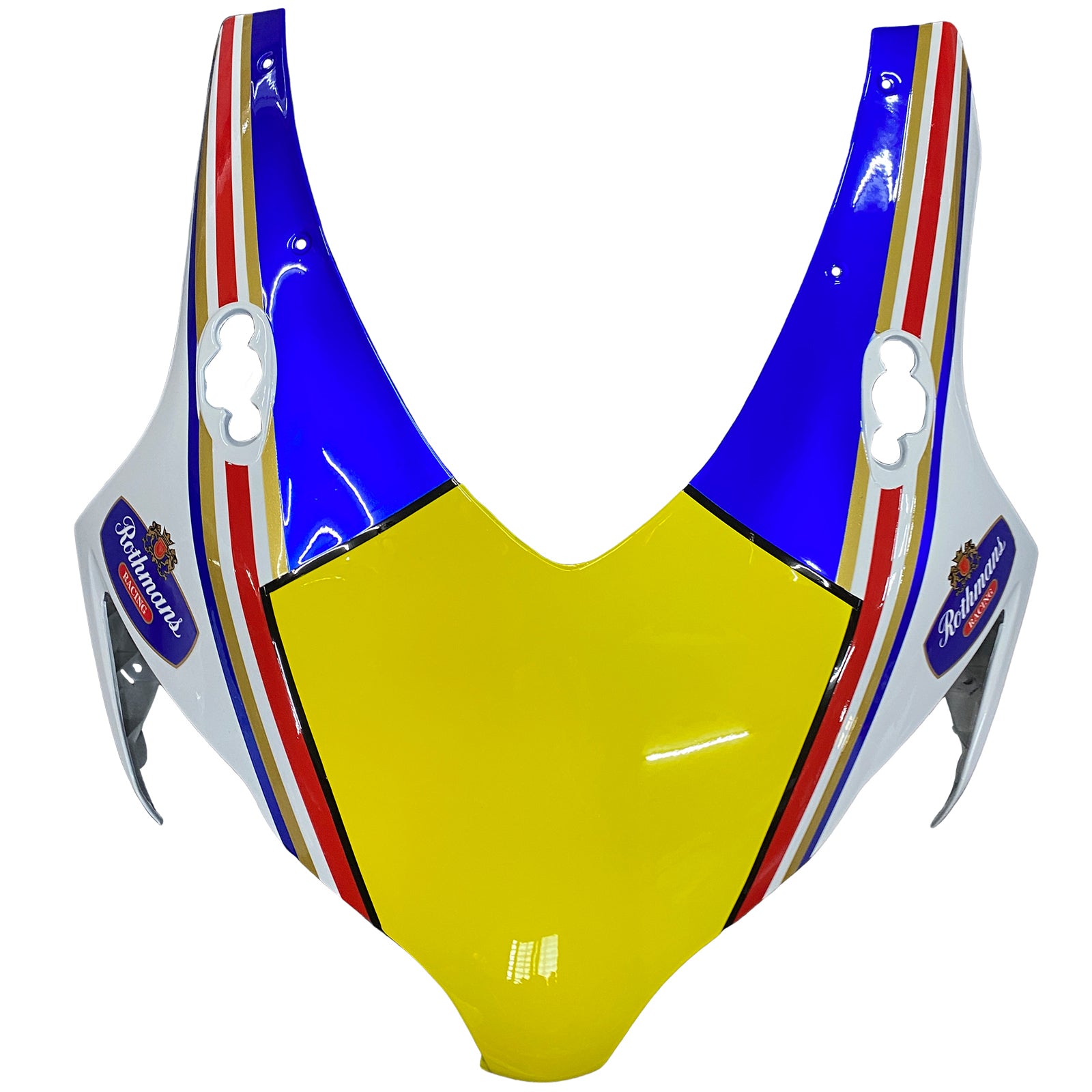 Amotopart 2008-2011 Honda CBR1000RR Kit de carénage bleu et jaune