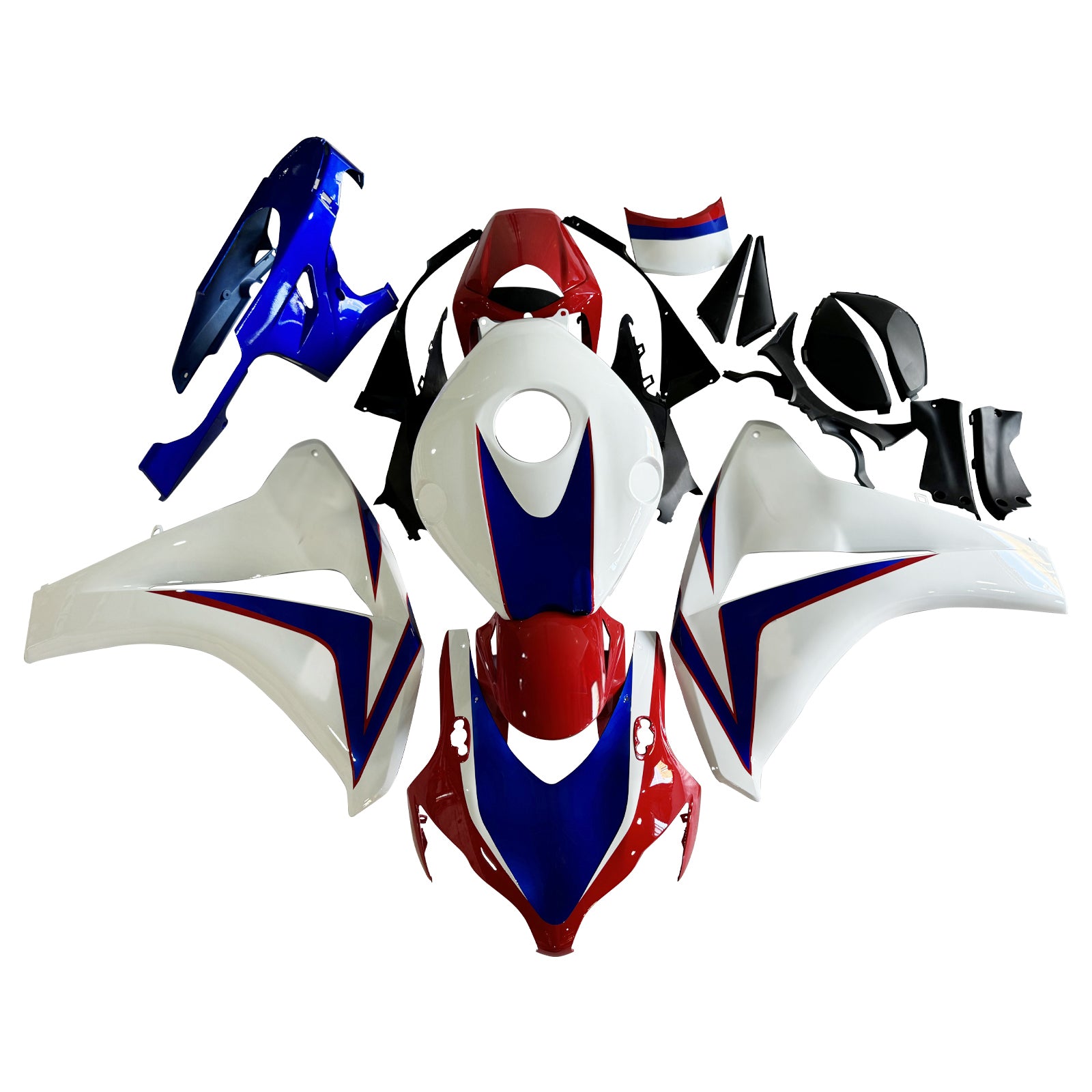 Amotopart Honda CBR1000RR 2008-2011 Blue&Red Fairing Kit