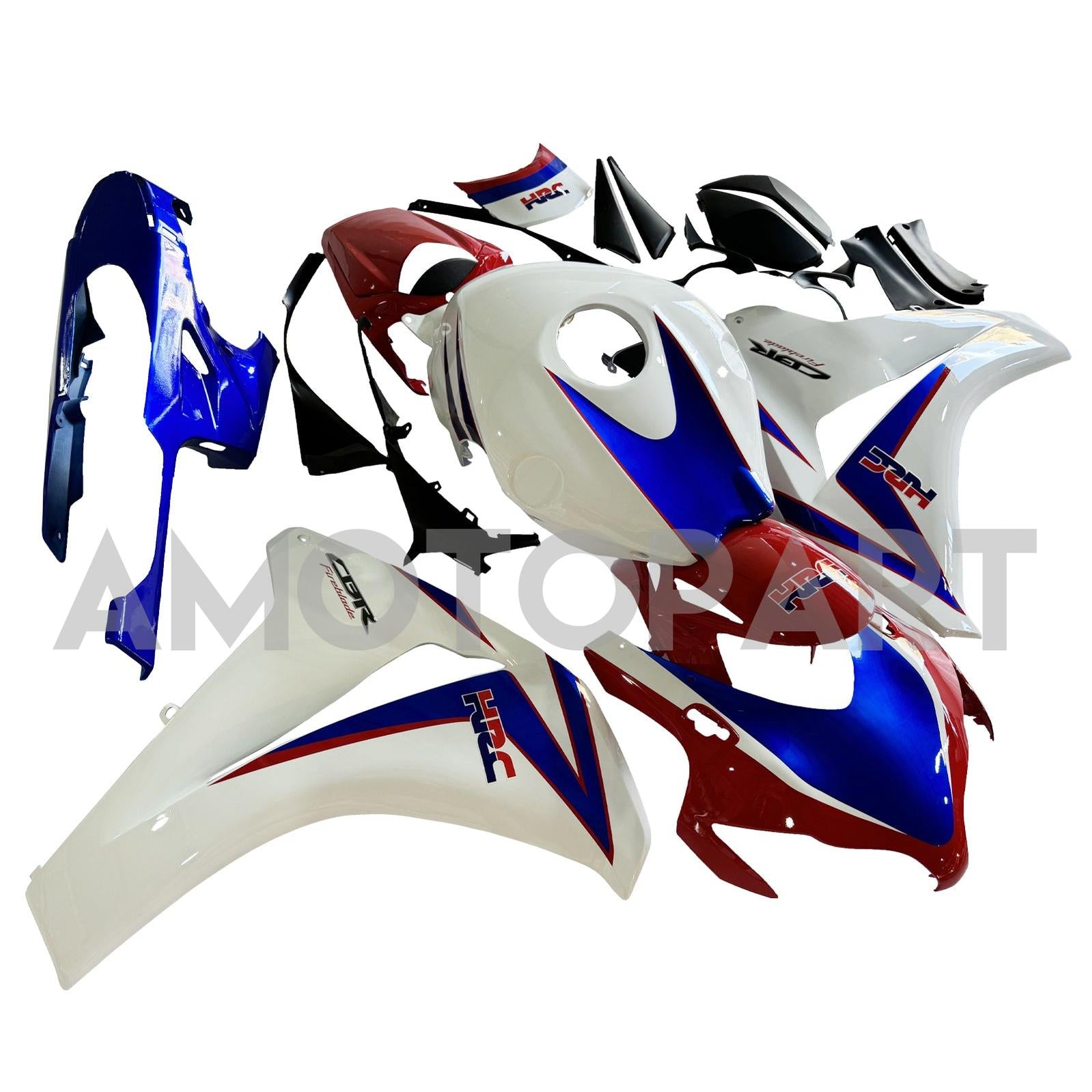Amotopart Honda CBR1000RR 2008-2011 Blue&Red Fairing Kit