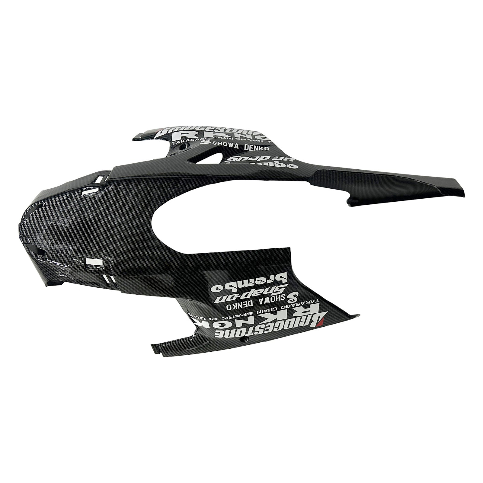 Amotopart Honda CBR1000RR 2008–2011 Carbonfaser-Look mit Red Line Verkleidungsset