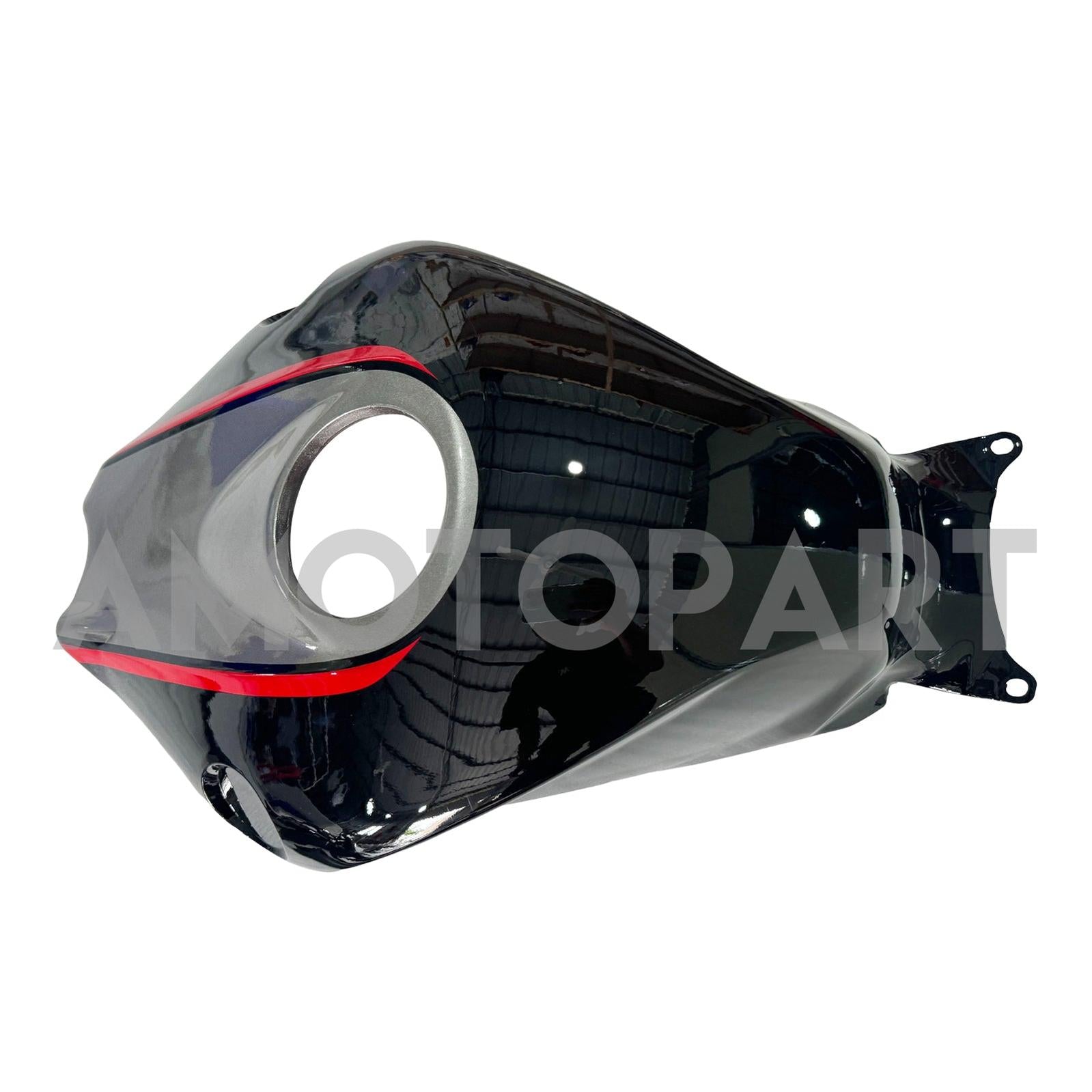 Amotopart 2008-2011 ホンダ CBR1000RR ダークグレー レッドストライプフェアリングキット付き