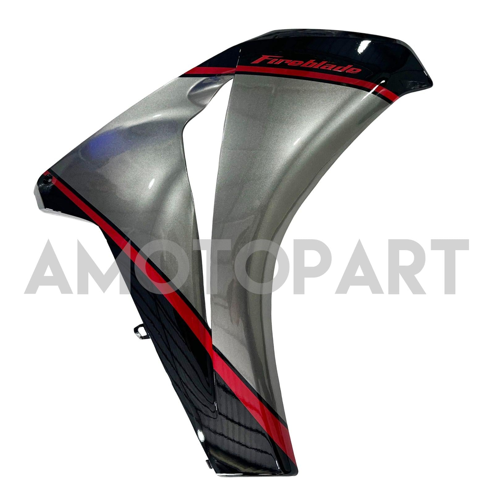 Amotopart 2008-2011 ホンダ CBR1000RR ダークグレー レッドストライプフェアリングキット付き