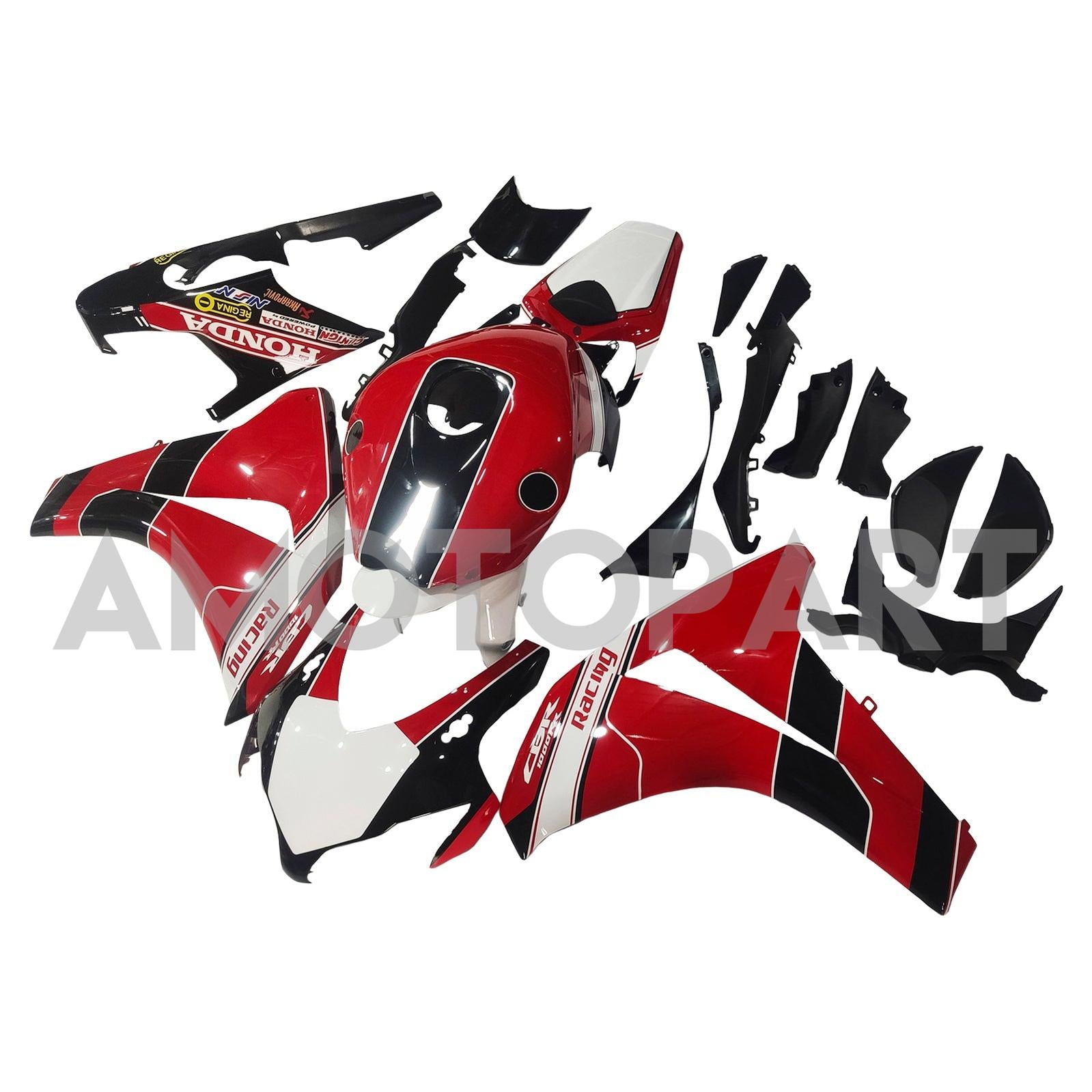 Amotopart 2008-2011 Honda CBR1000RR Red&Black Fairing Kit