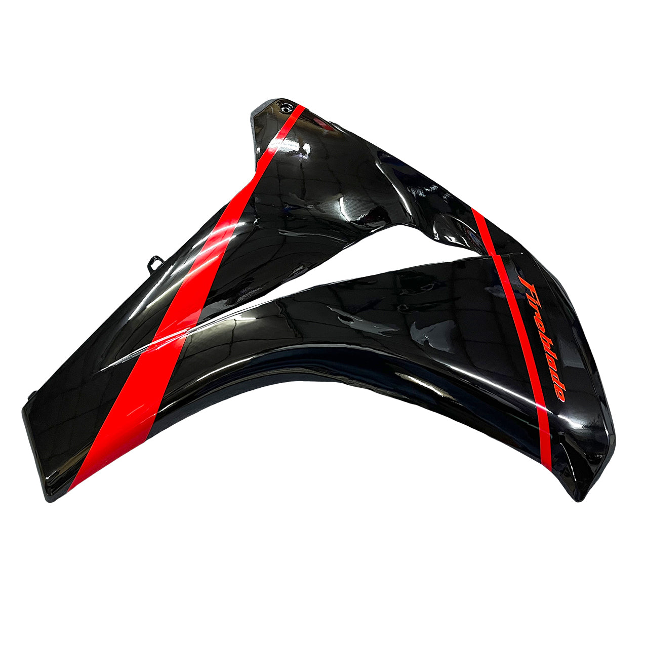 Amotopart 2008-2011 Honda CBR1000RR Gloss Black with Red Stripe Fairing Kit