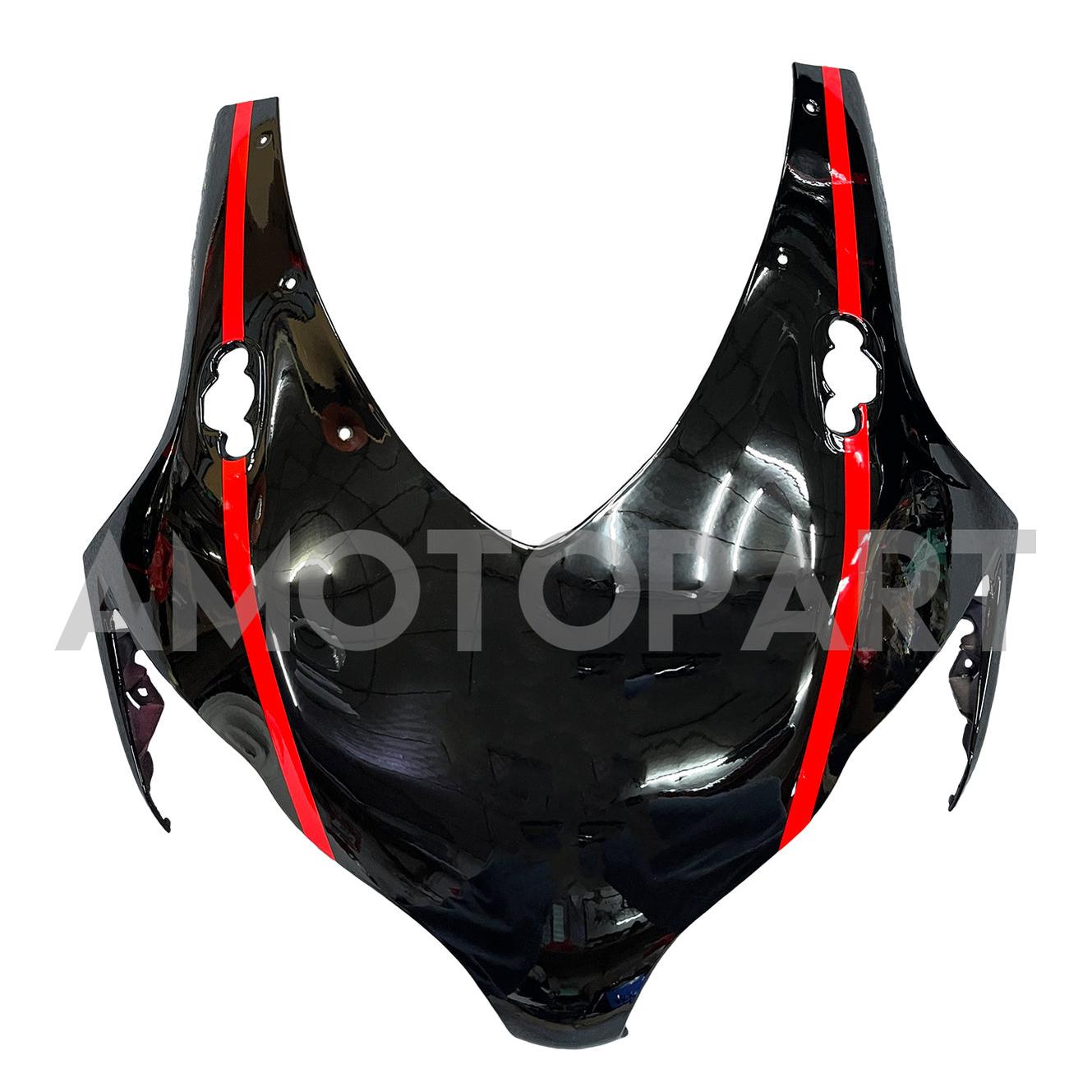 Amotopart 2008-2011 ホンダ CBR1000RR グロスブラック レッドストライプフェアリングキット付き