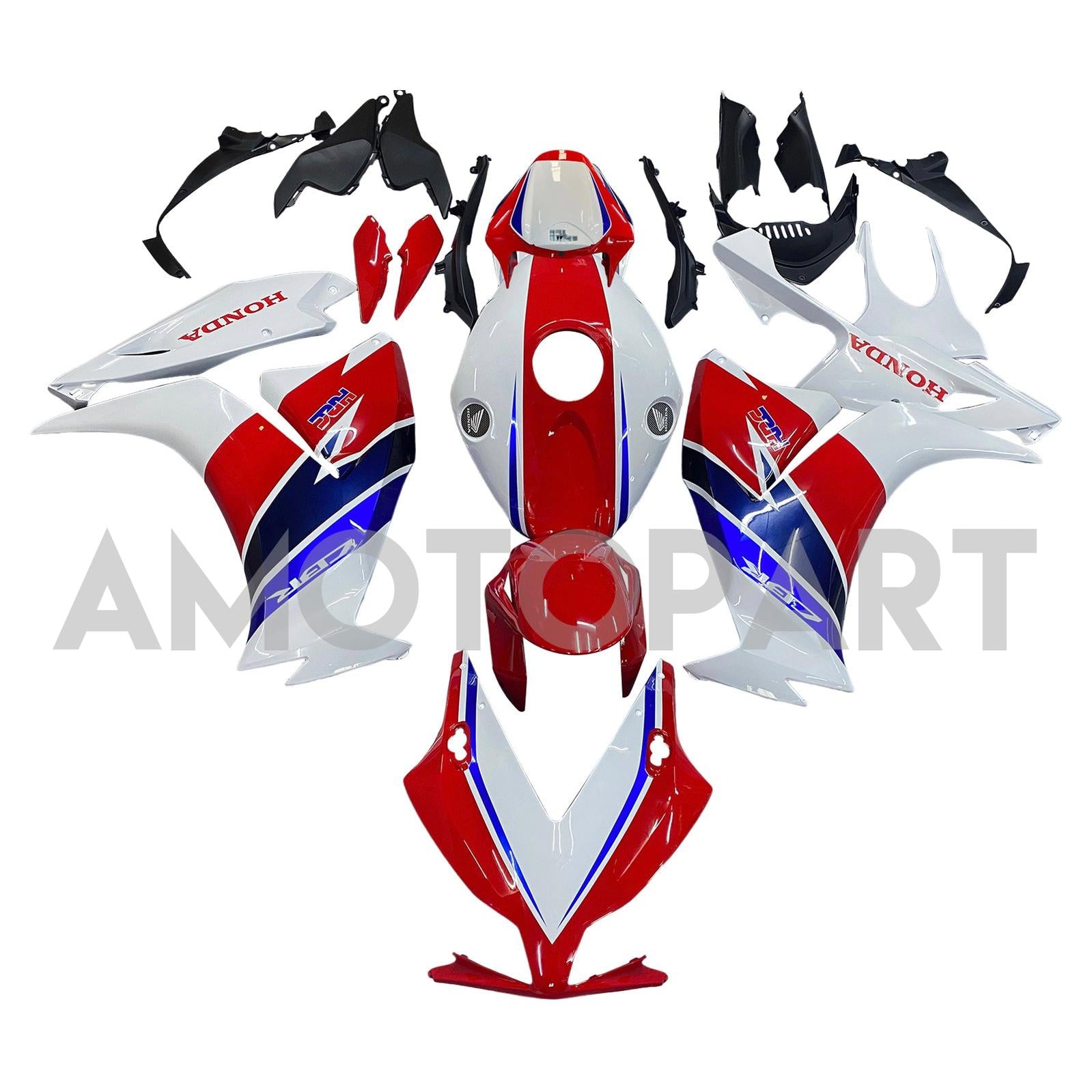 Amotopart 2012-2016 CBR1000RR Honda Blue&Red Style1 Fairing Kit