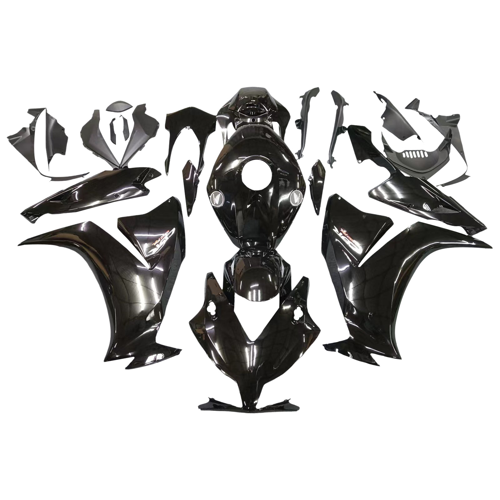 Amotopart 2012-2016 Honda Cbr1000rr Kit de carénage noir brillant