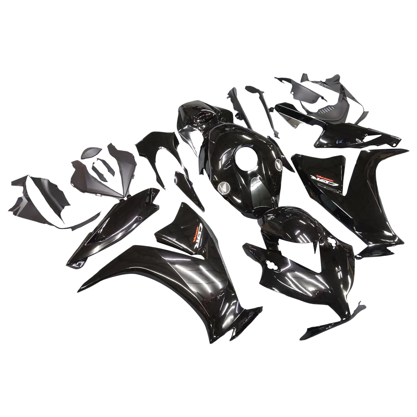 Amotopart 2012-2016 Honda Cbr1000rr Gloss Black Fairing Kit