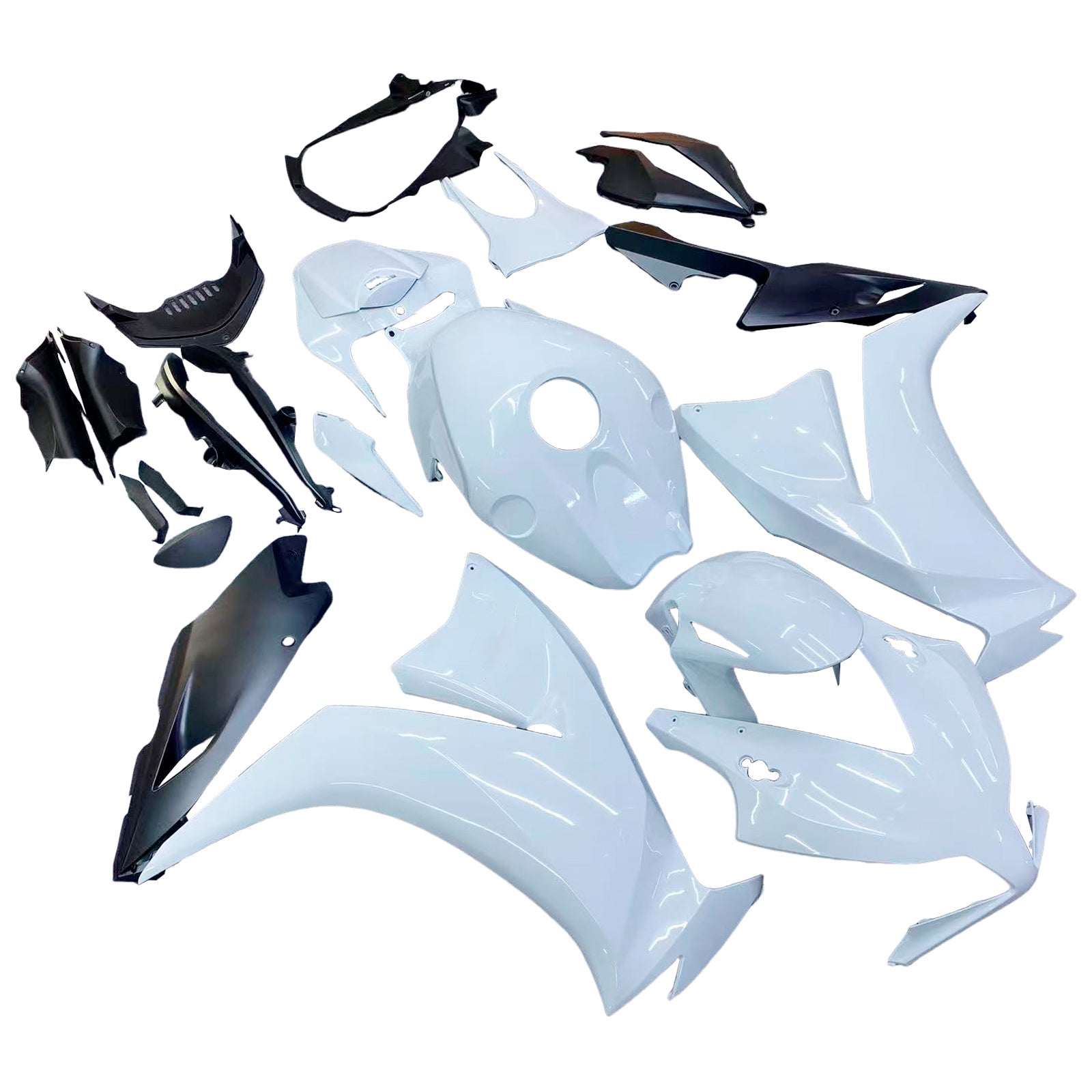 Amotopart 2012-2016 CBR1000RR Honda Kit de carenado blanco