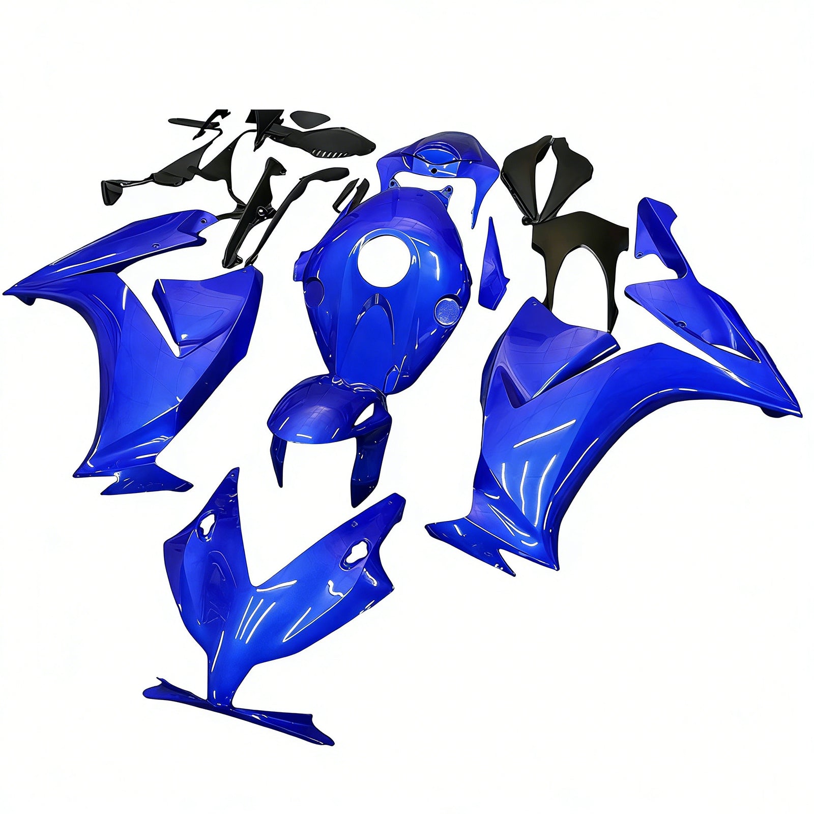 Zestaw owiewek Amotopart 2012-2016 do Hondy CBR1000RR w kolorze niebiesko-białym