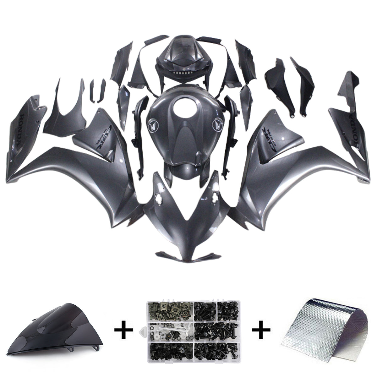 Kit carena nera Amotopart 2012-2016 Honda Cbr1000rr