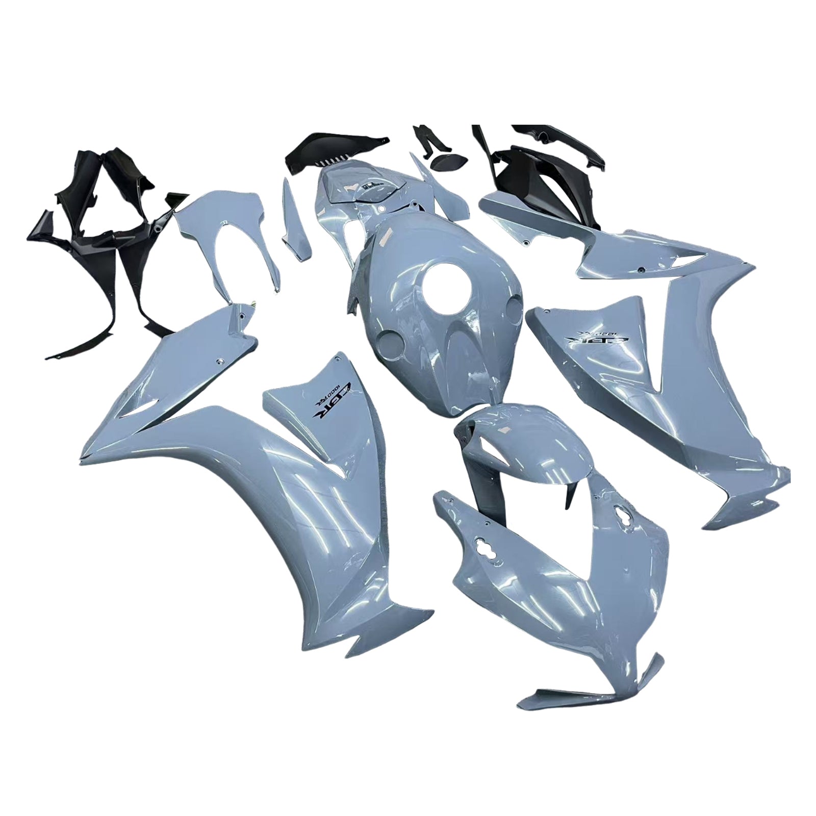 Amotopart 2012–2016 Honda CBR1000RR hellgraues Verkleidungsset