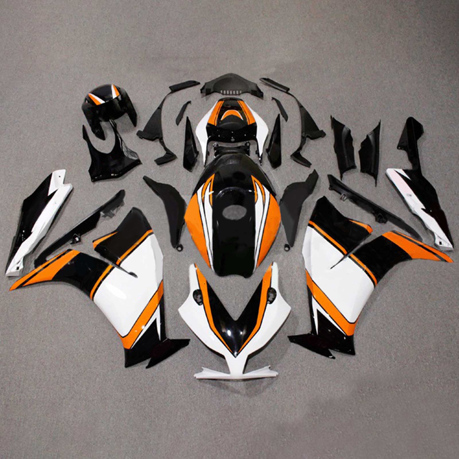 Amotopart 2012-2016 CBR1000RR Honda Orange&White Fairing Kit