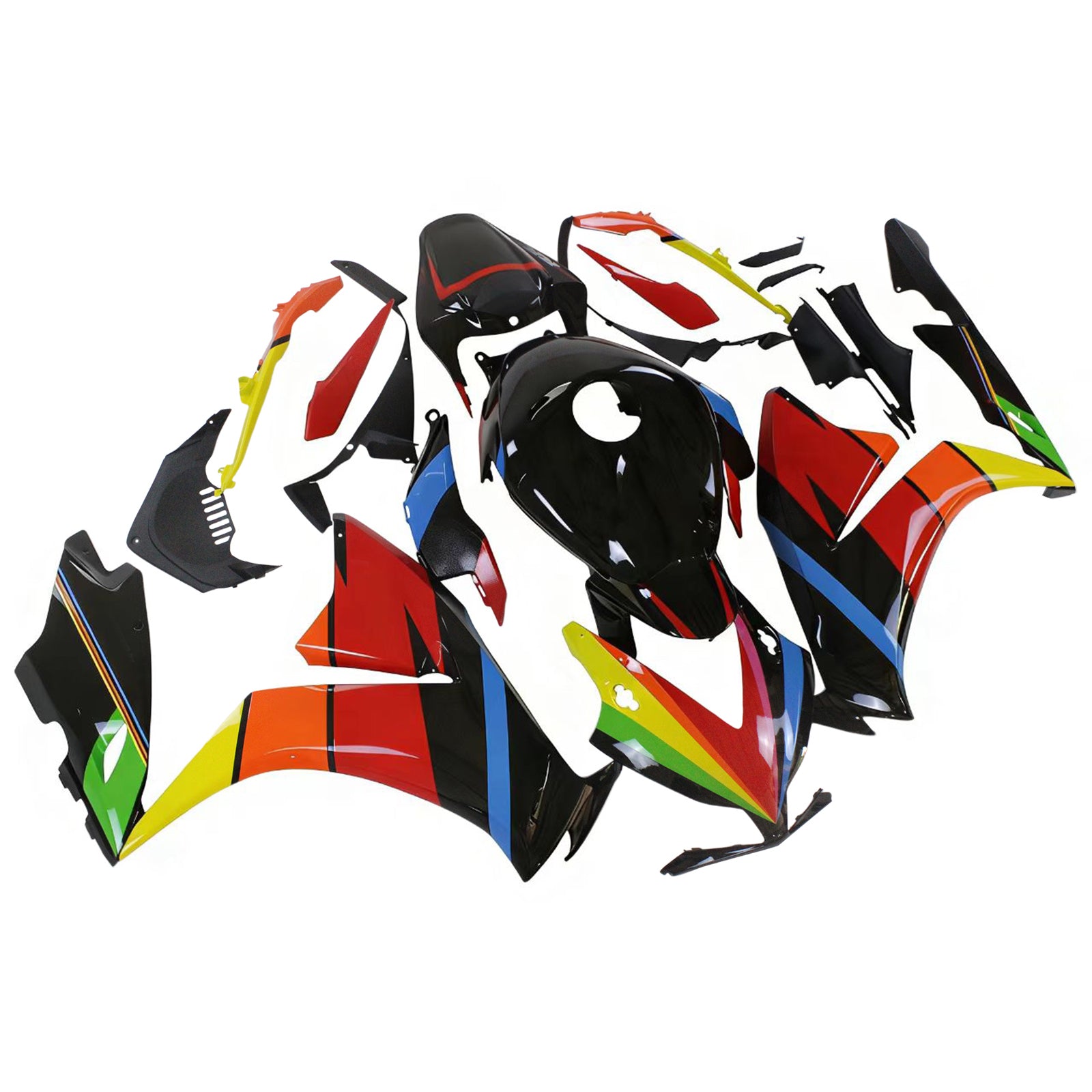 Amotopart 2012-2016 CBR1000RR Honda Kit de carenado multicolor