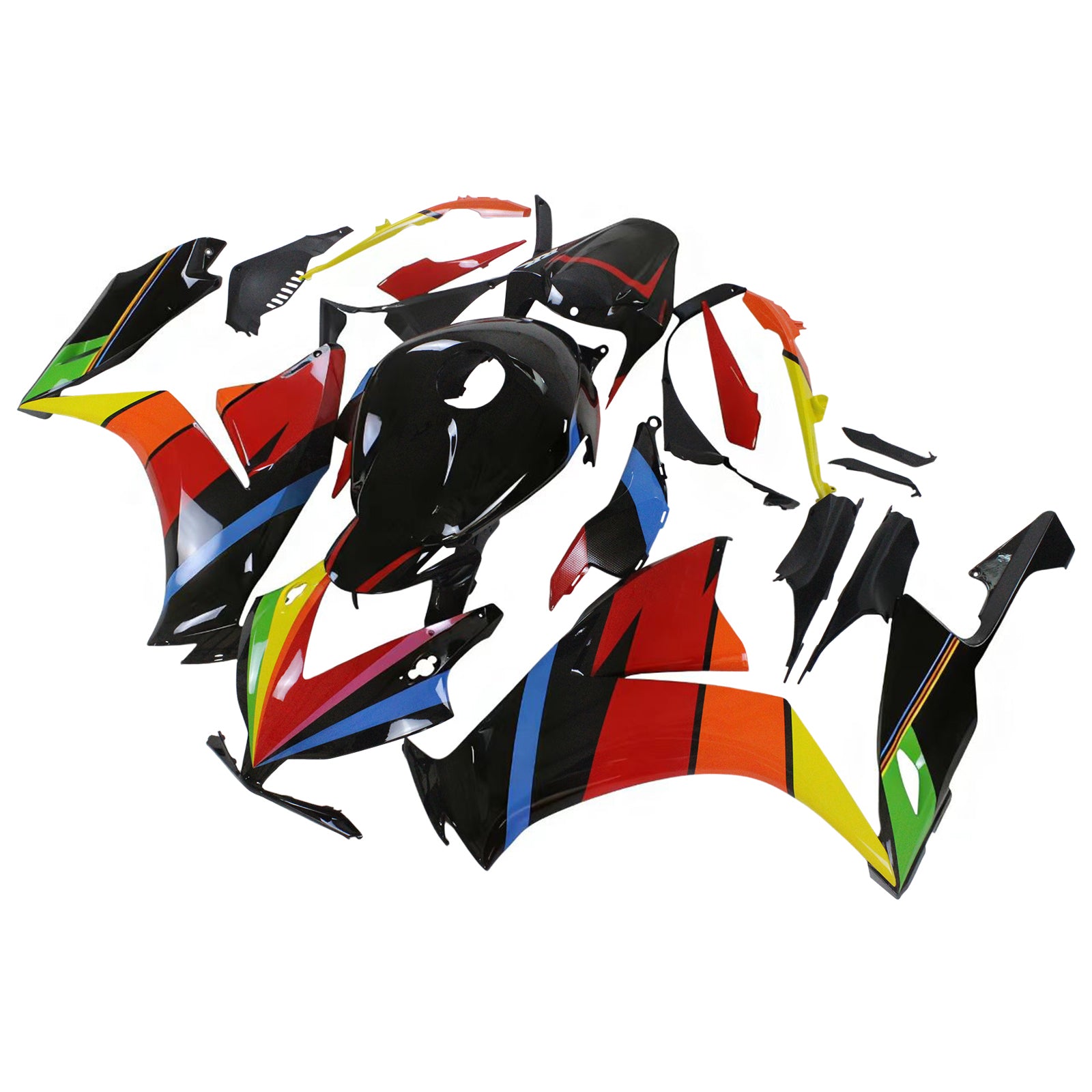 Amotopart 2012-2016 CBR1000RR Honda Kit de carenado multicolor