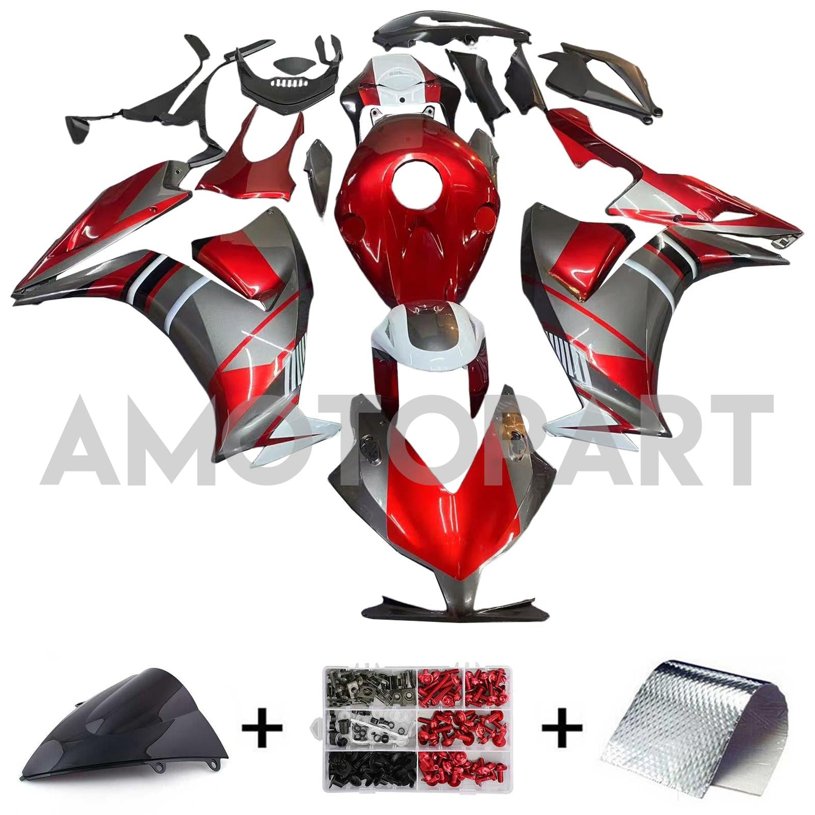 Amotopart 2012-2016 CBR1000RR HONDA RED & GREAD FAILING KIT