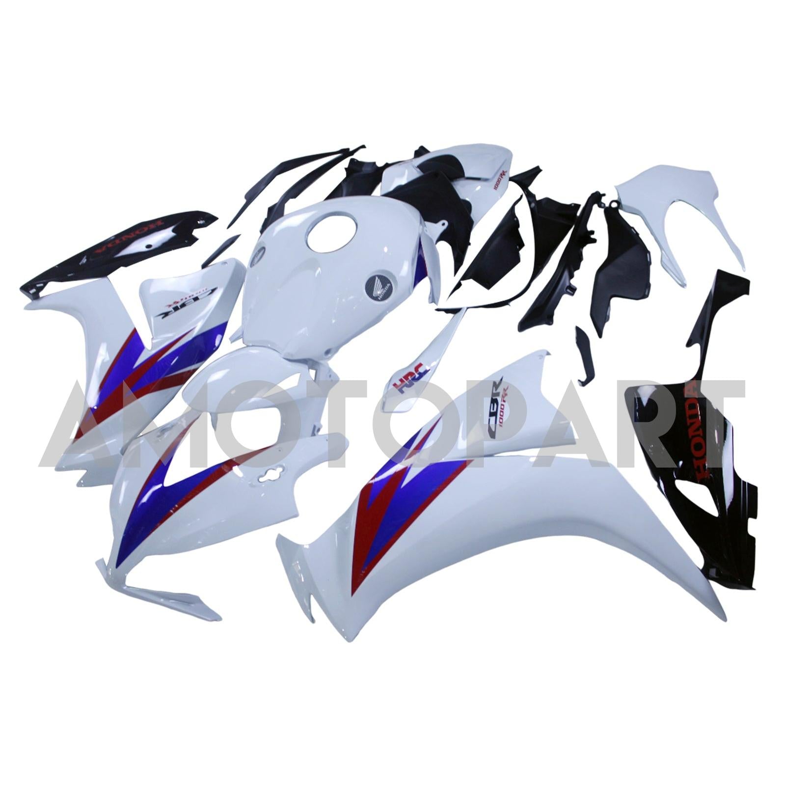 Amotopart 2012-2016 CBR1000RR Honda Blue & Red Style4 Fairing Kit