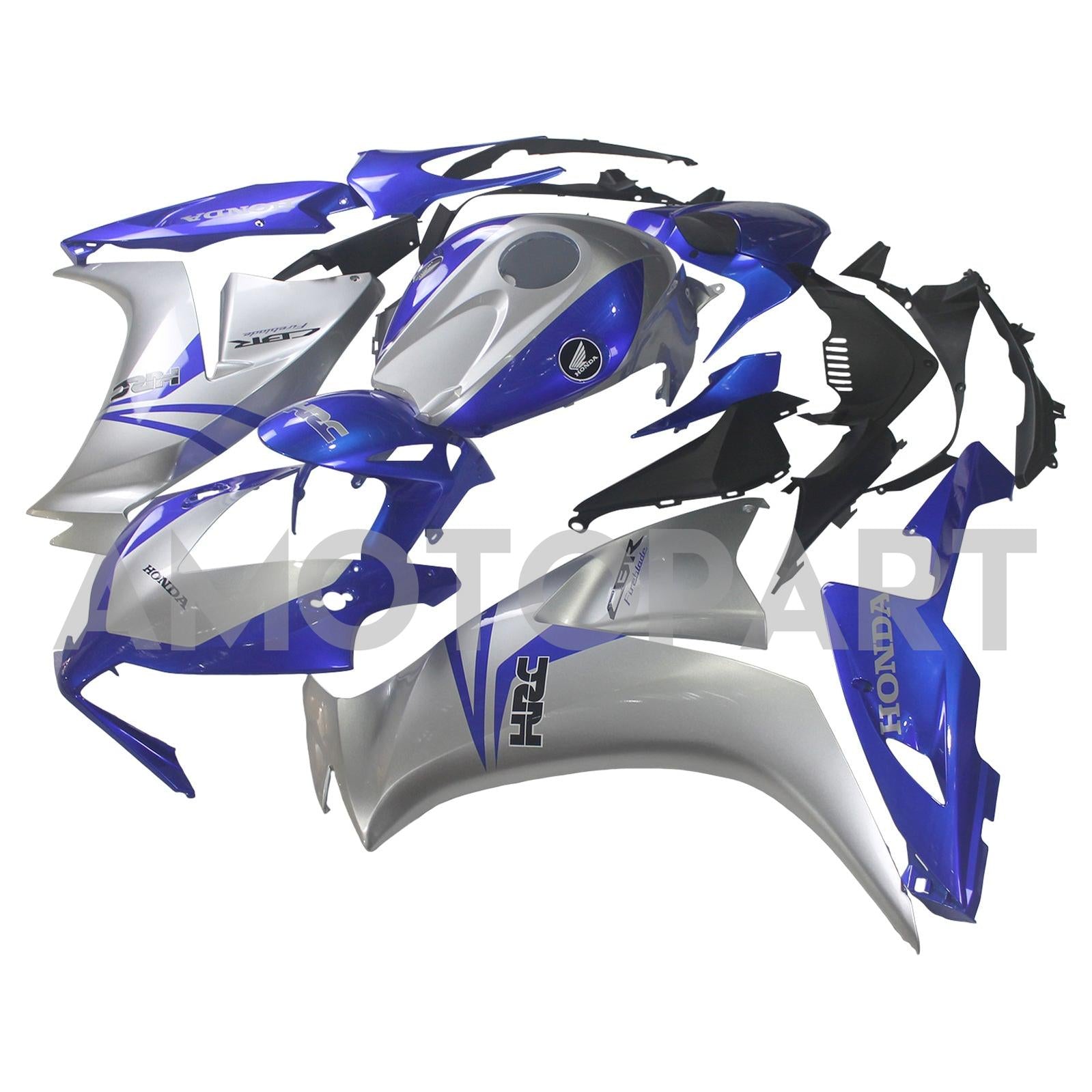 Amotopart 2012-2016 CBR1000RR Honda Blue&White Style1 Fairing Kit