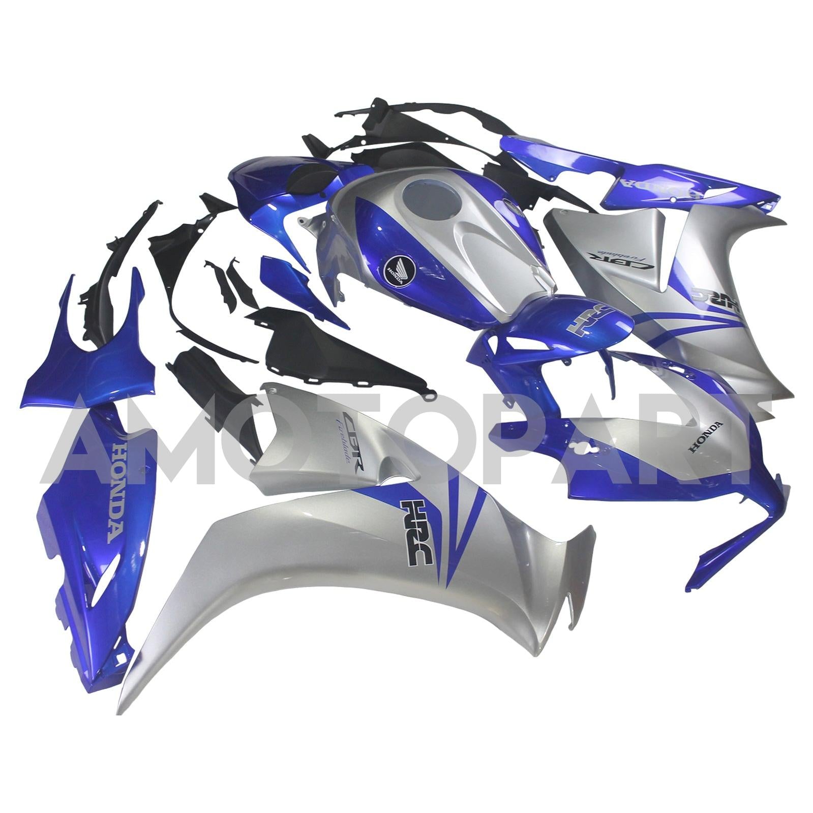 Amotopart 2012-2016 CBR1000RR Honda Blue&White Style1 Fairing Kit