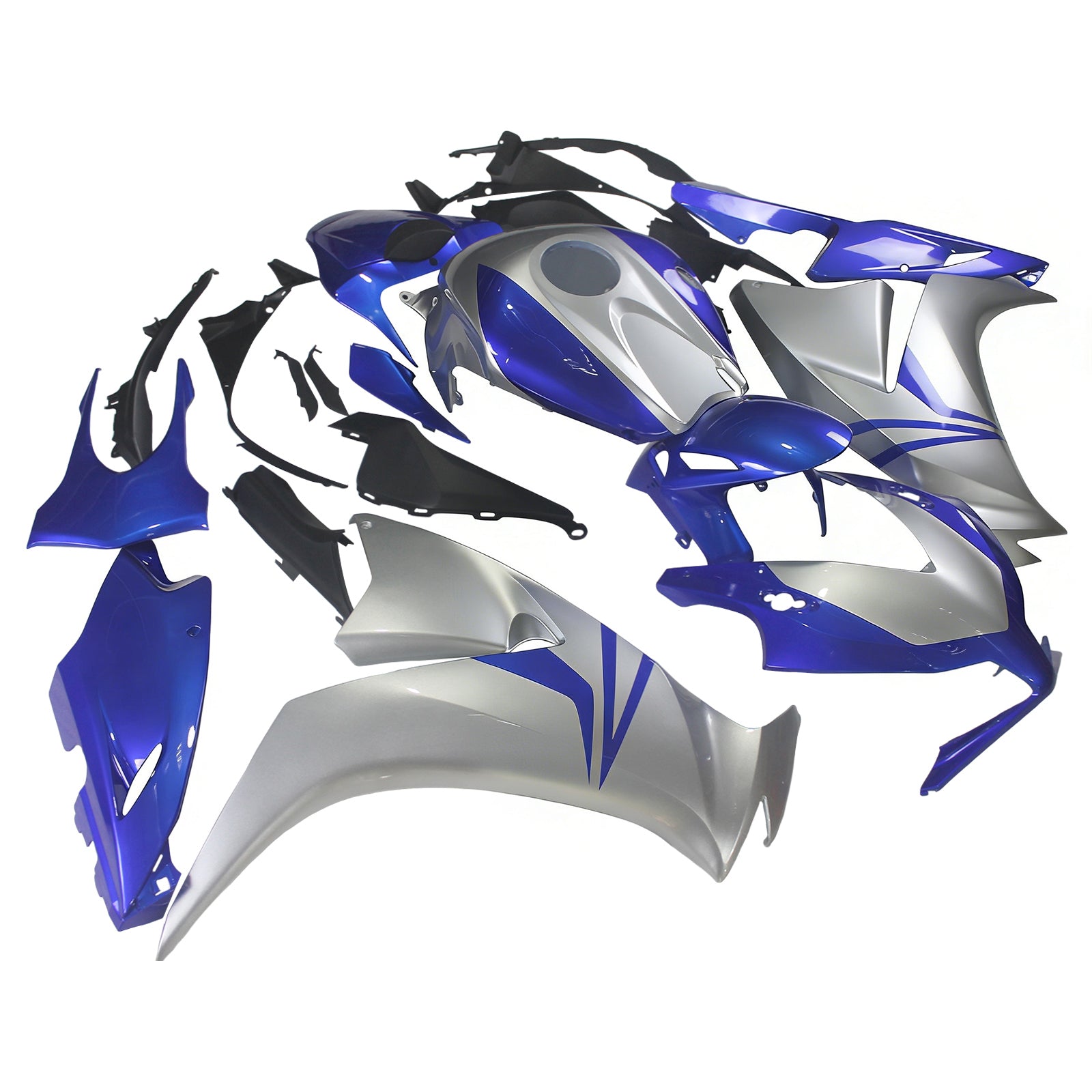 Amotopart 2012-2016 CBR1000RR Honda Blue & White Style1 Fairing Kit