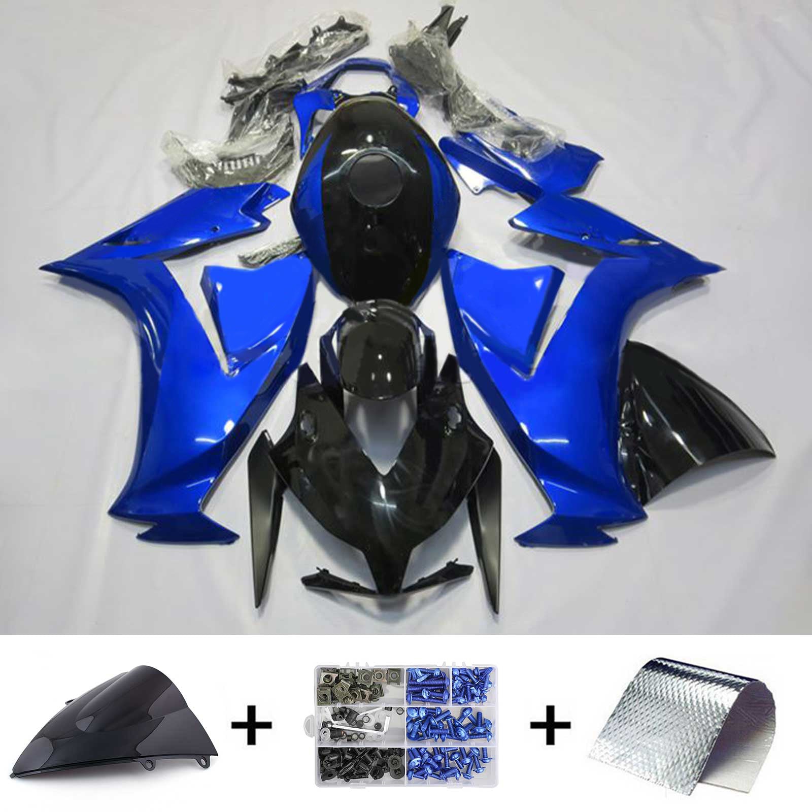 Amotopart 2012-2016 CBR1000RR Honda Blue&Black Fairing Kit