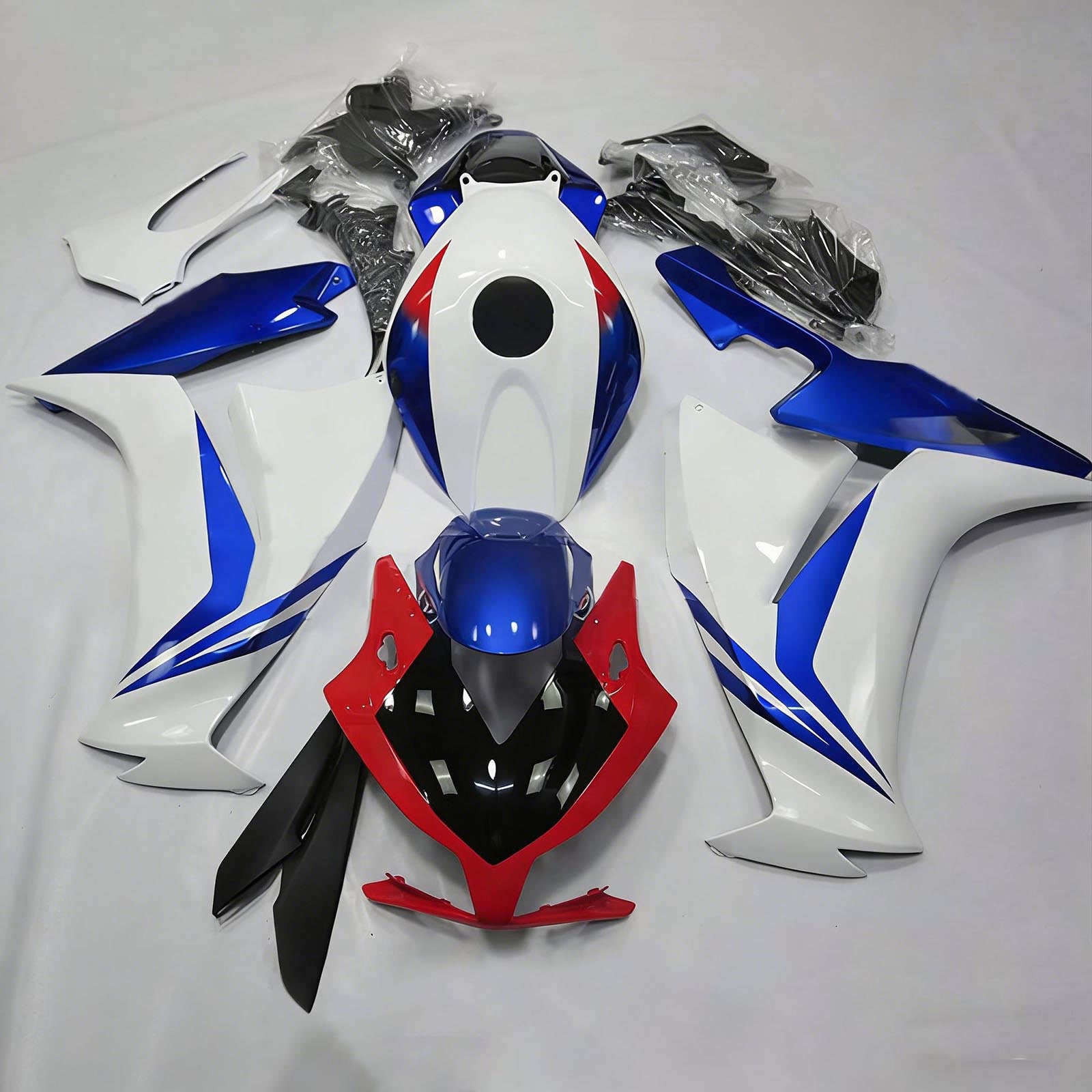 Amotopart 2012-2016 CBR1000RR Honda Blue & Red Style2 Fairing Kit