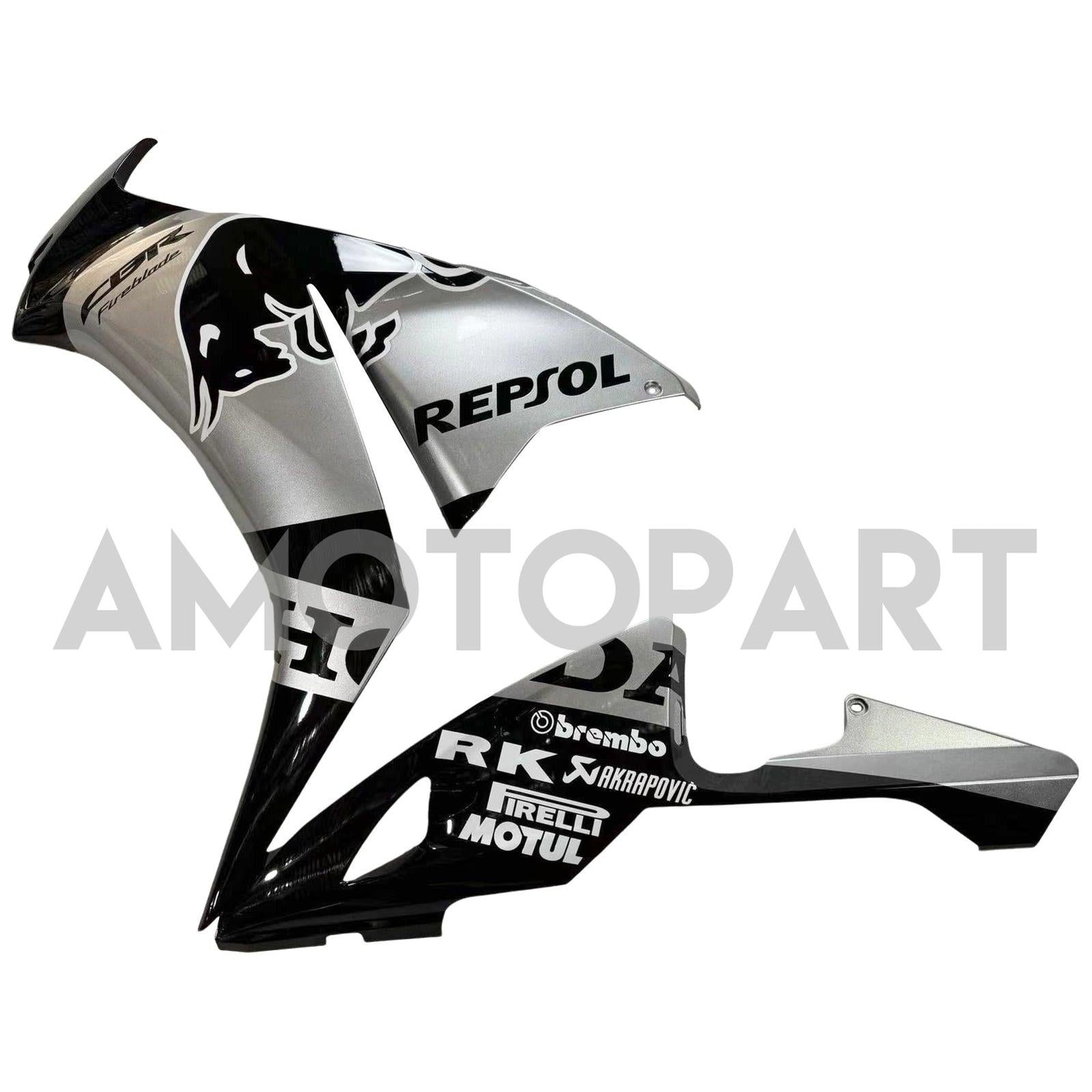Amotopart 2012-2016 CBR1000RR Honda Black&Grey Fairing Kit