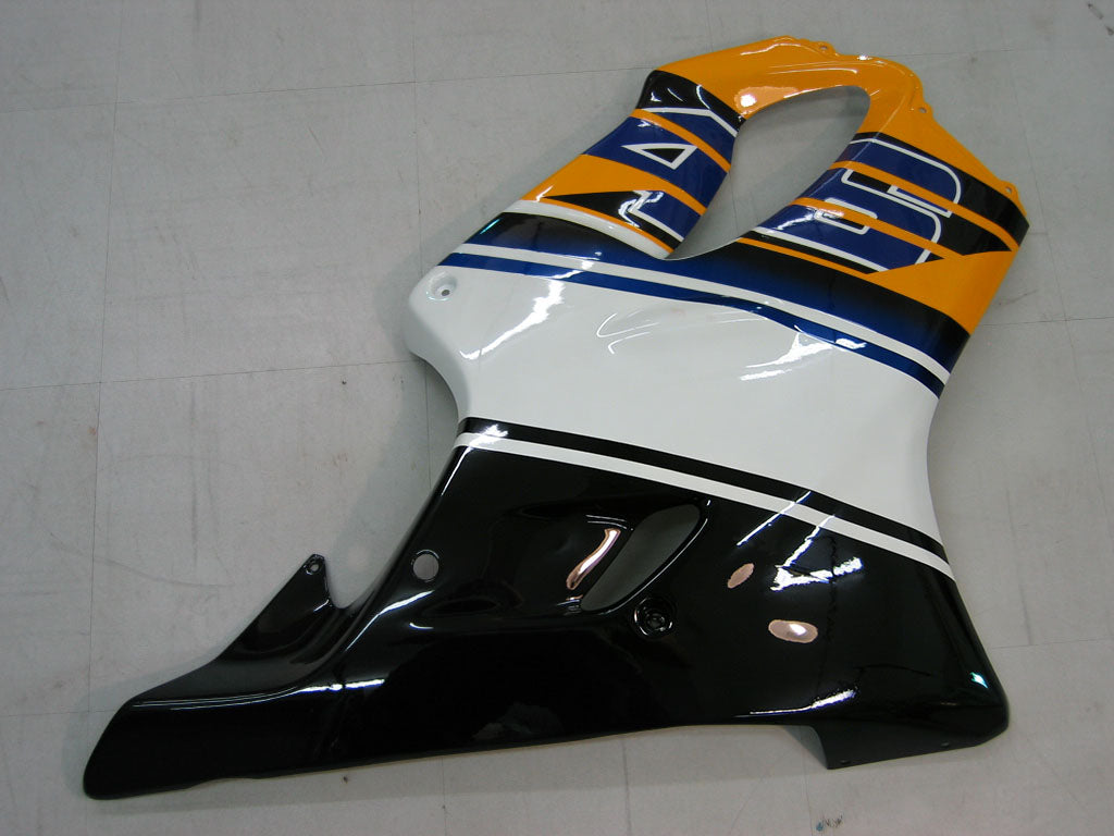 Amotopart 2001-2003 Honda CBR600 F4i Yellow&Blue Fairing Kit