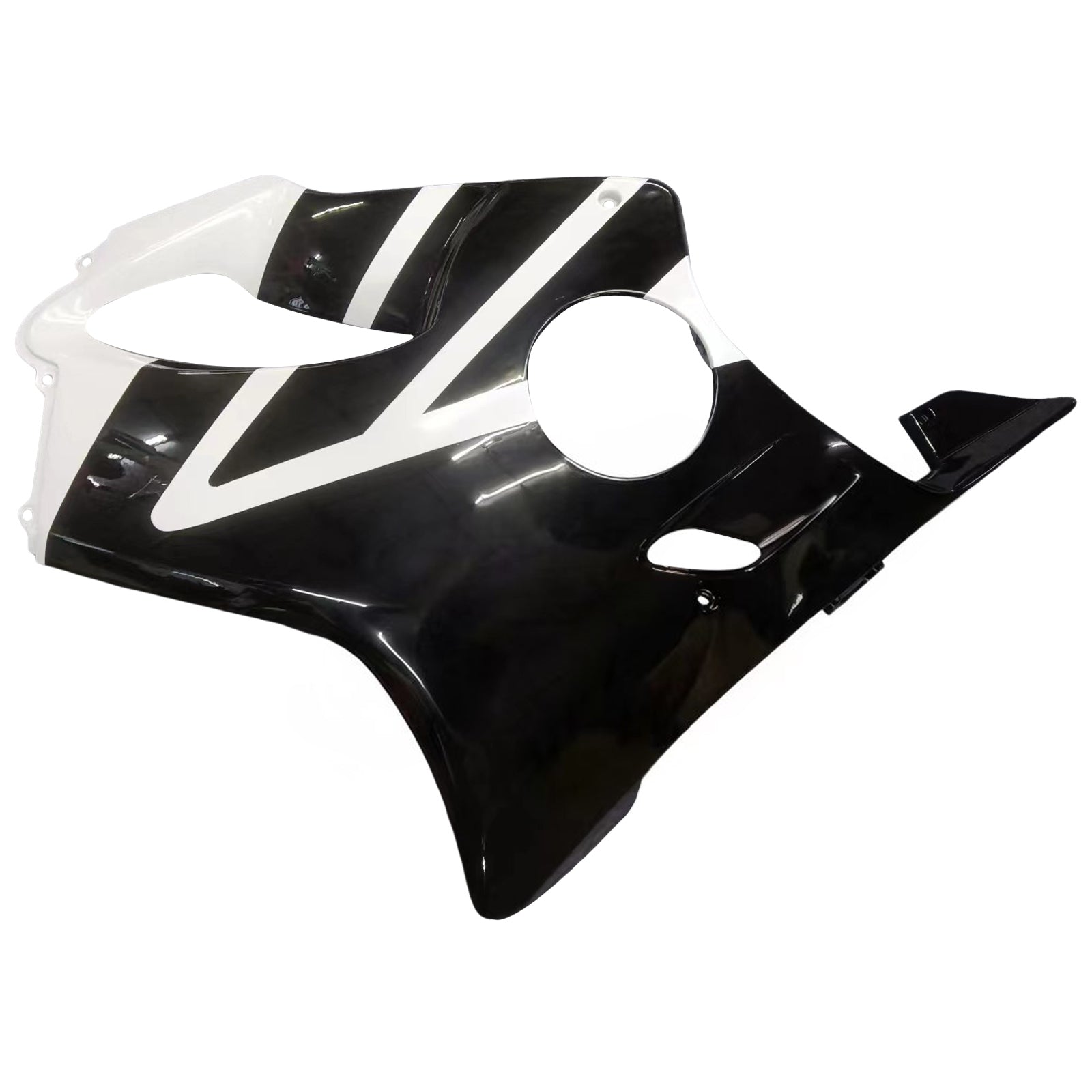 Amotopart 2001-2003 Honda CBR600 F4i White&Black Style4 Fairing Kit