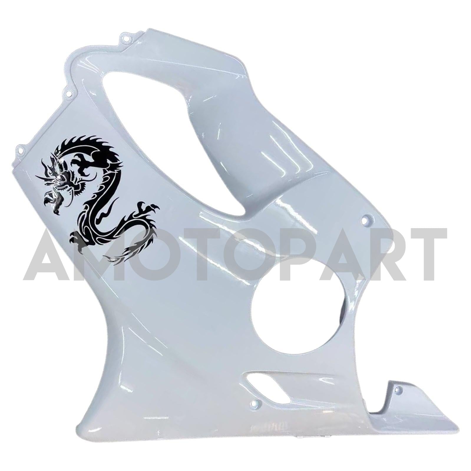 Amotopart Honda 2001-2003 CBR600F4i Fairing White&Black Kit