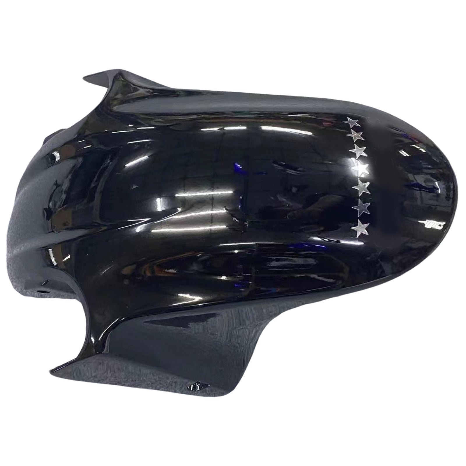 Amotopart 2001-2003 Honda CBR600F4i Fairing Black with White Accents Kit