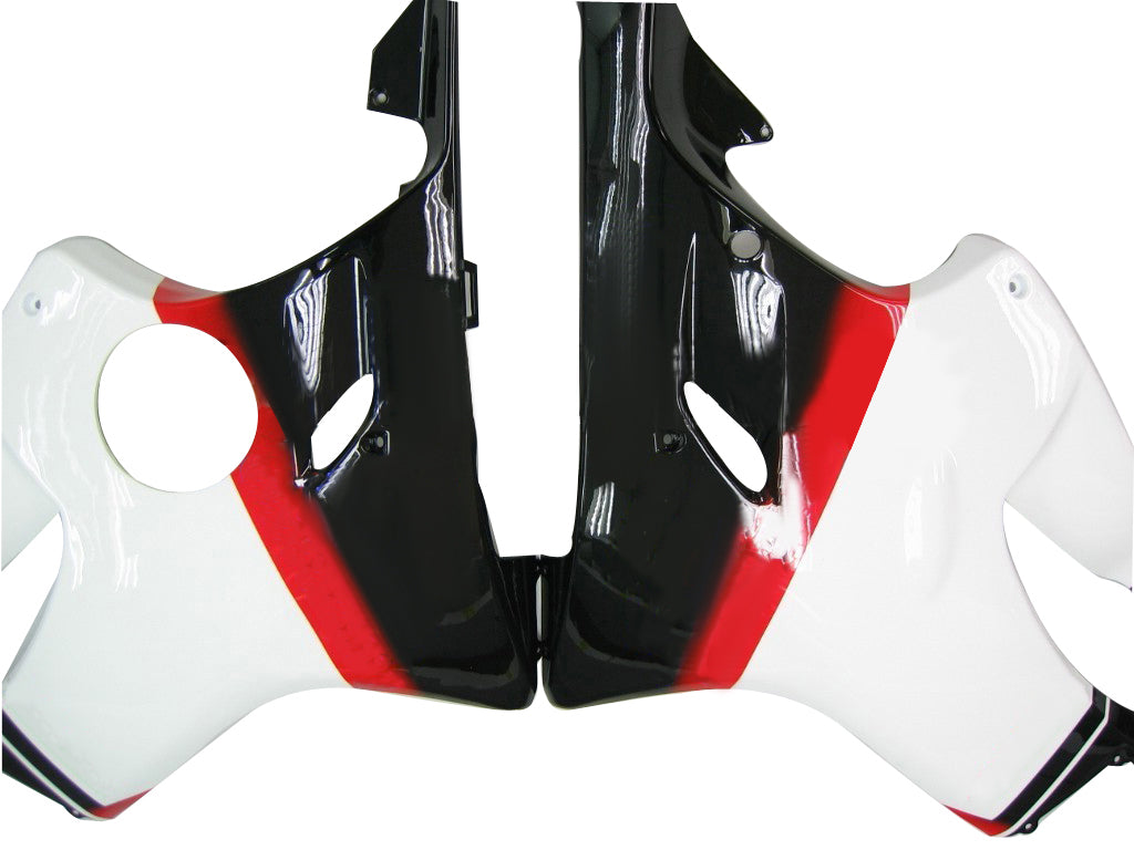 Amotopart 2001-2003 Honda CBR600 F4i White&Black Style1 Fairing Kit