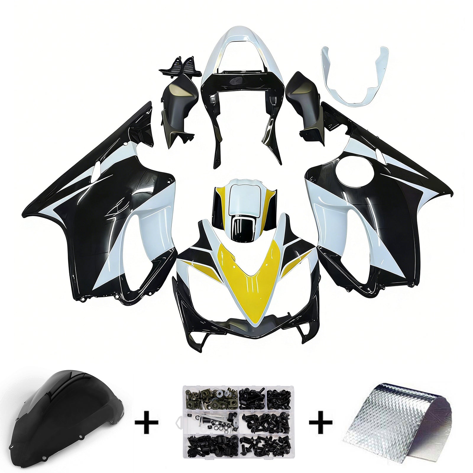 Amotopart 2001-2003 Honda CBR600 F4i Playboy Kit de carenado