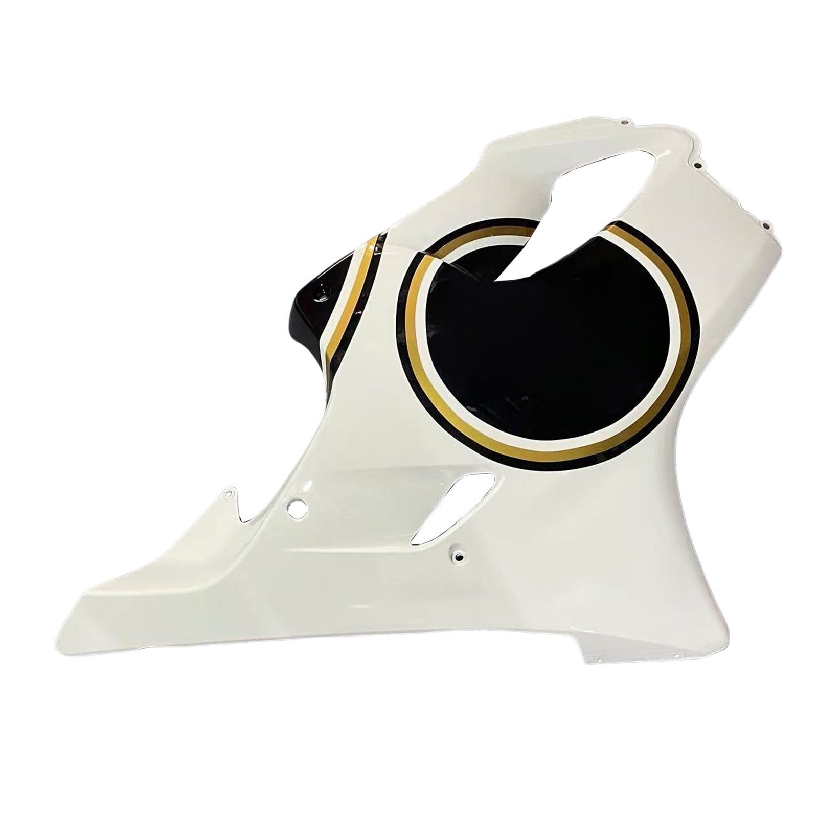 Amotopart 2001-2003 Honda CBR600F4I White & Black Style 2 Lucky Strike Fairing Kit