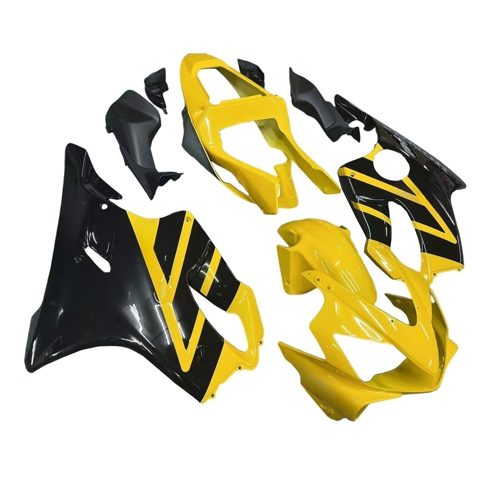 Amotopart 2001-2003 Honda CBR600 F4i Yellow&Black Fairing Kit