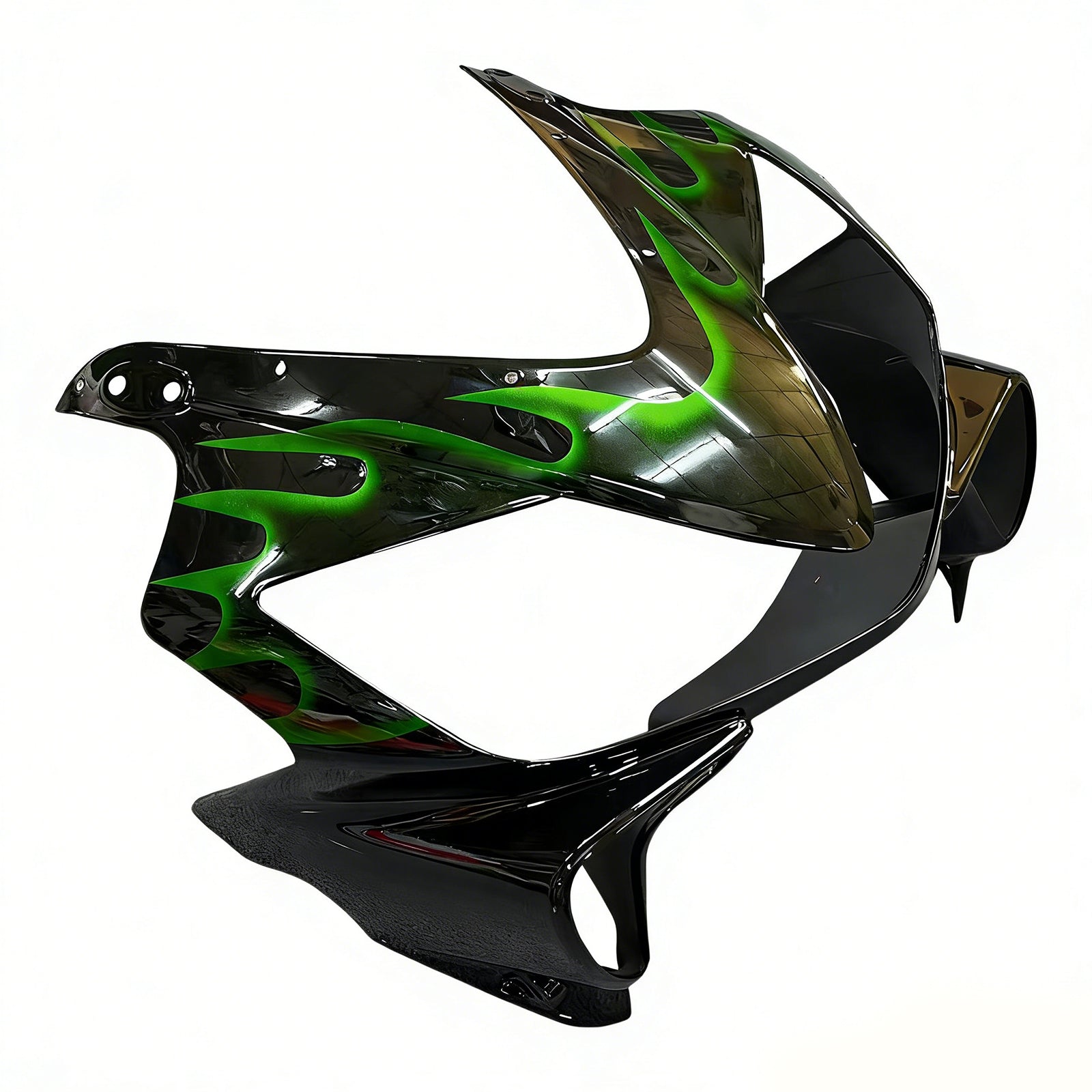 Amotopart 2001-2003 Honda CBR600 F4i Black Green Fairing Kit