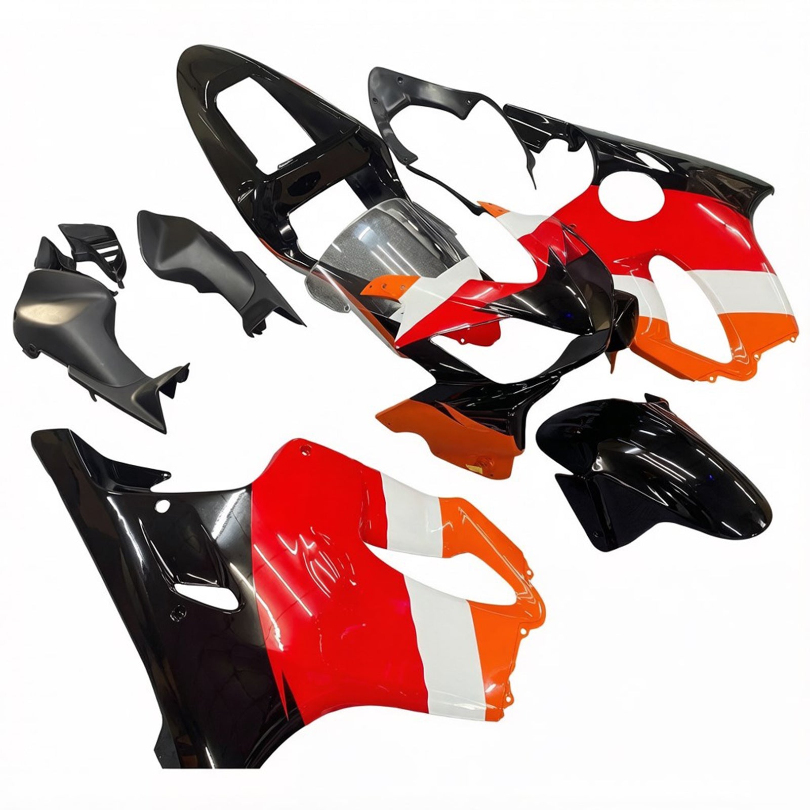 AMOTOPT 2001-2003 HONDA CBR600F4I RED RED & ORANGEM REPJOL KIT