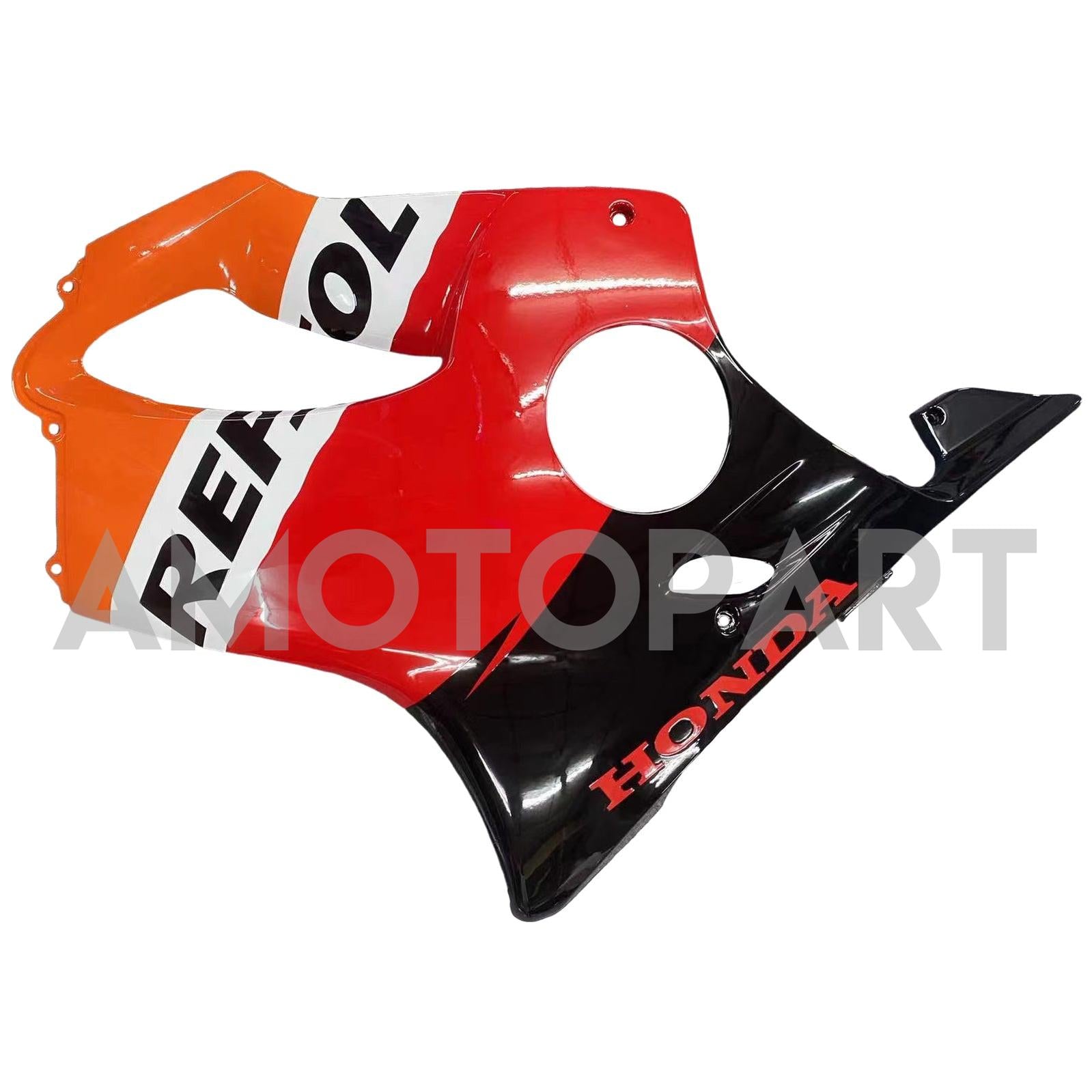 Amotopart 2001-2003 Honda CBR600F4i Fairing Red&Orange Repjol Kit