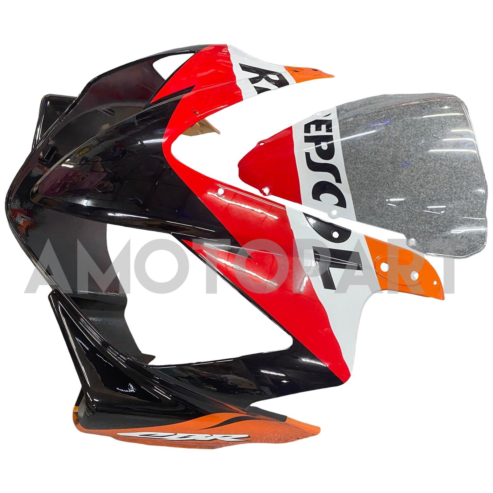 Amotopart 2001-2003 Honda CBR600F4i Fairing Red&Orange Repjol Kit