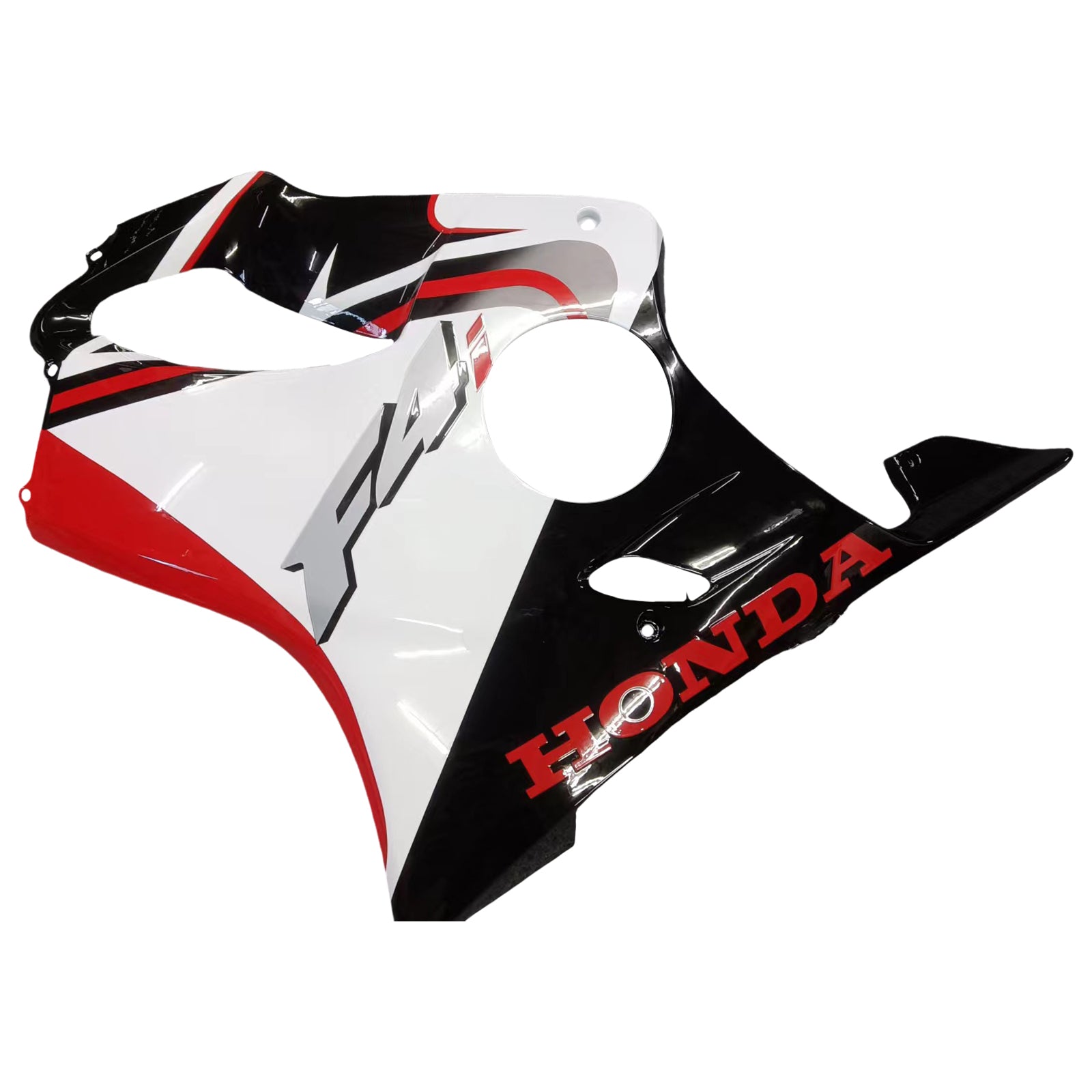 Amotopart 2001-2003 Honda CBR600F4i Kit de carénage rouge et noir Style4