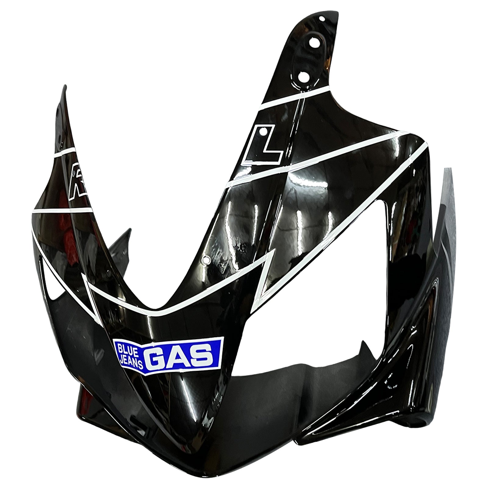 Amotopart 2001–2003 CBR600 F4i Honda Schwarz-Silber-Verkleidungsset