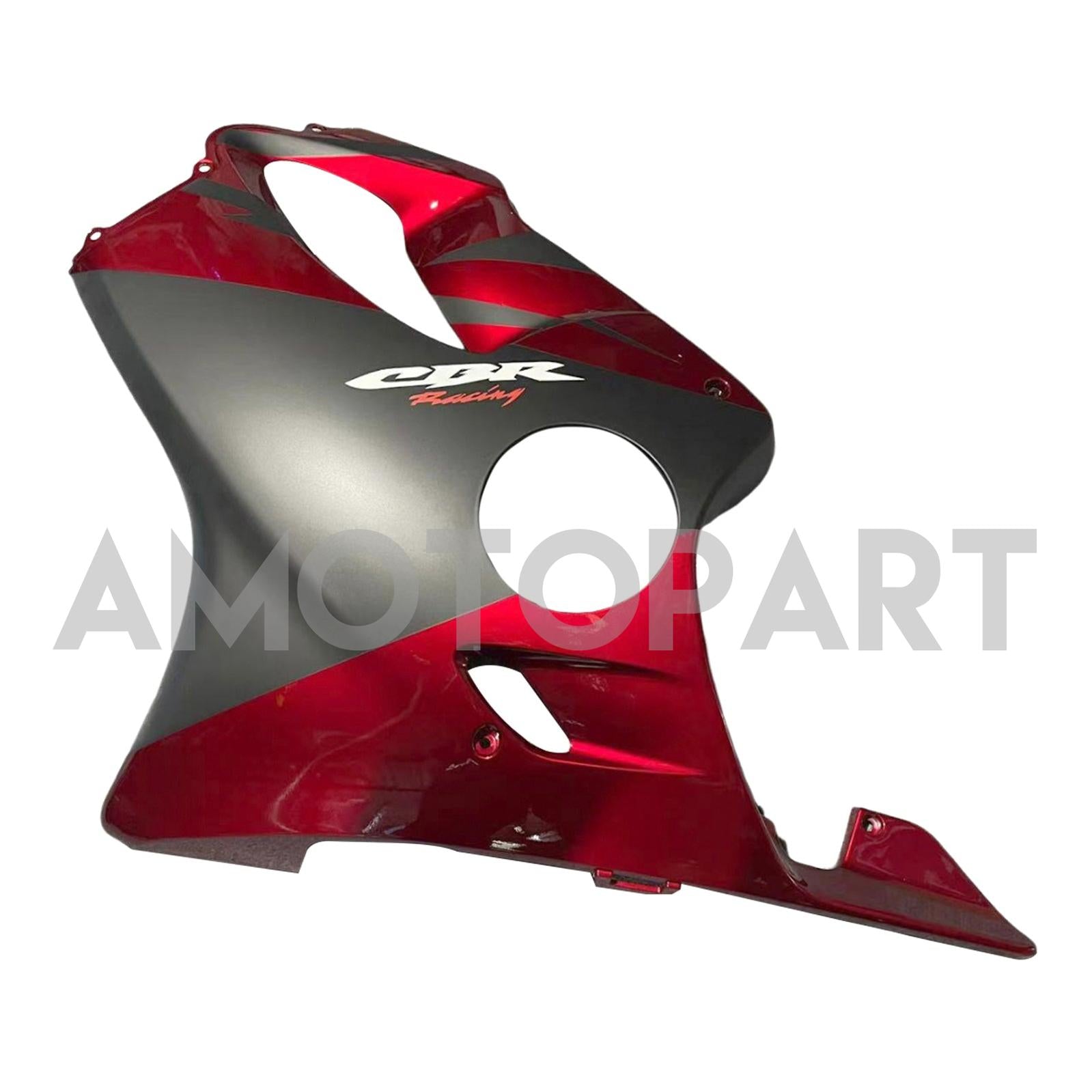 Amotopart 2001-2003 CBR600 F4i Honda Matte Black &Gloss Red Fairing Kit