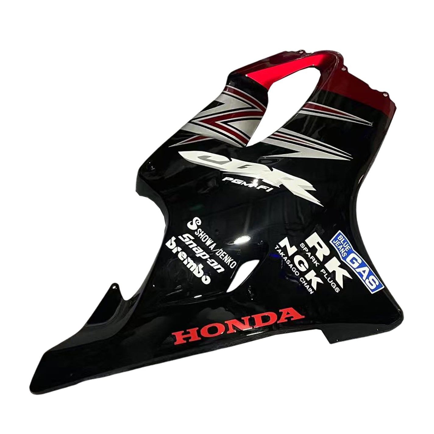 Amotopart 2001-2003 CBR600 F4i Honda Black&Red with Logo Fairing Kit